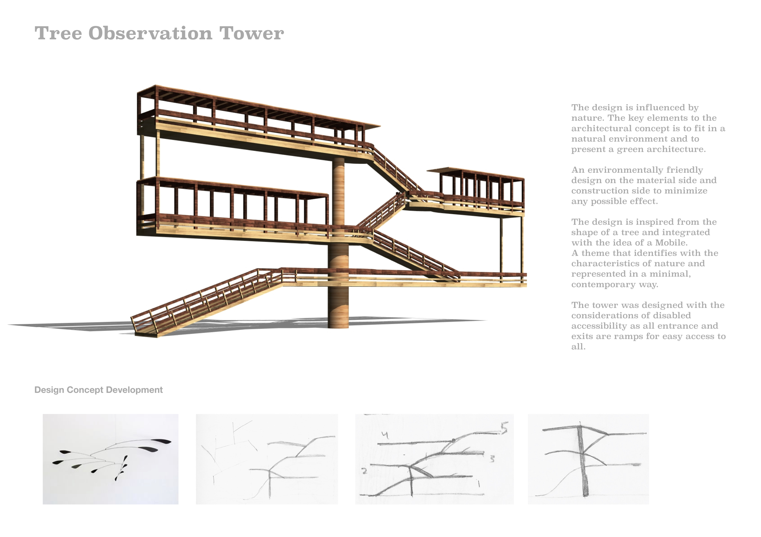 Natural Ramps Architecture project // Bamboo Ramps Elevate Natural Observation in ...