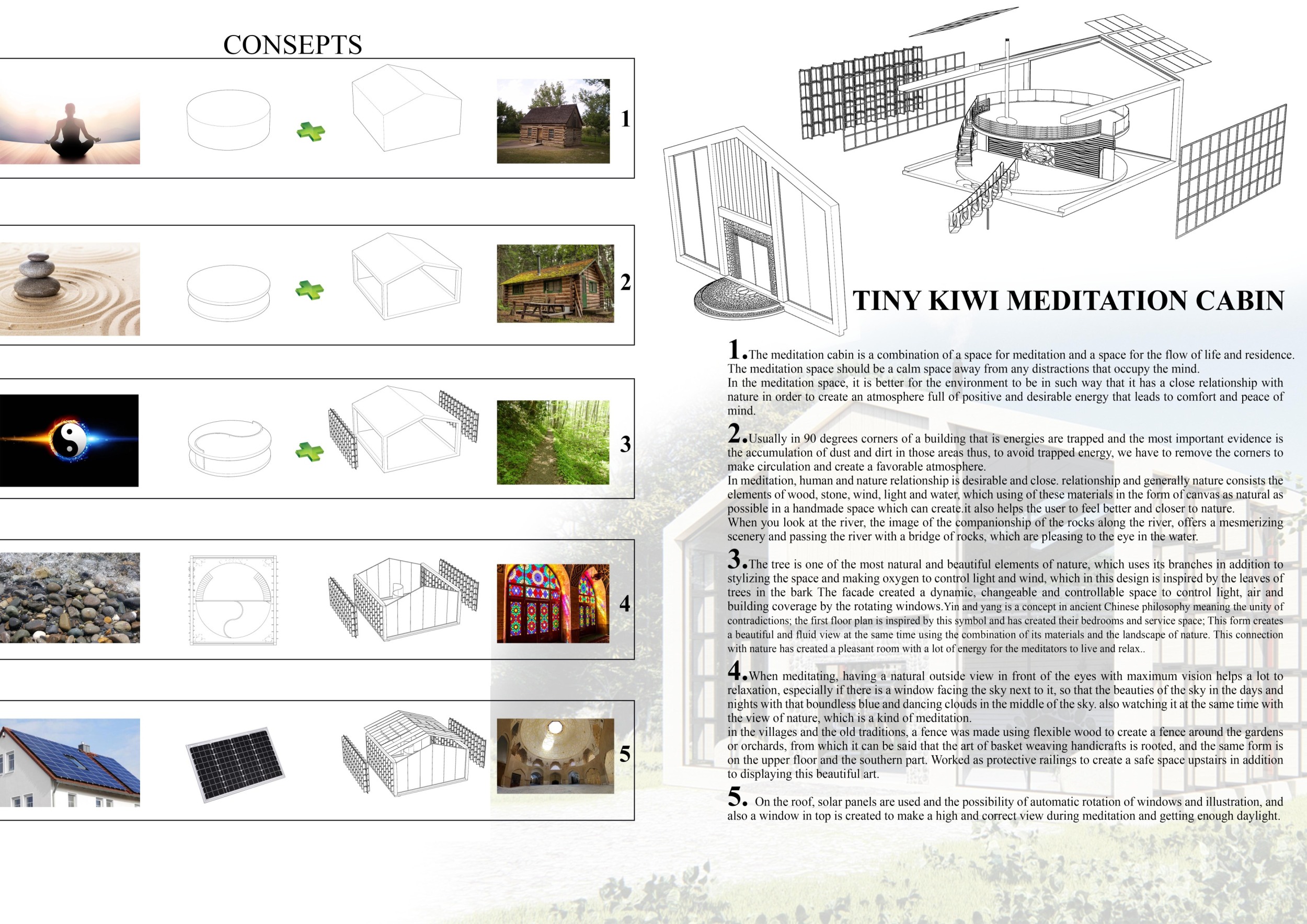 Architecture project // Rotating Windows and Parametric Wood Create ...