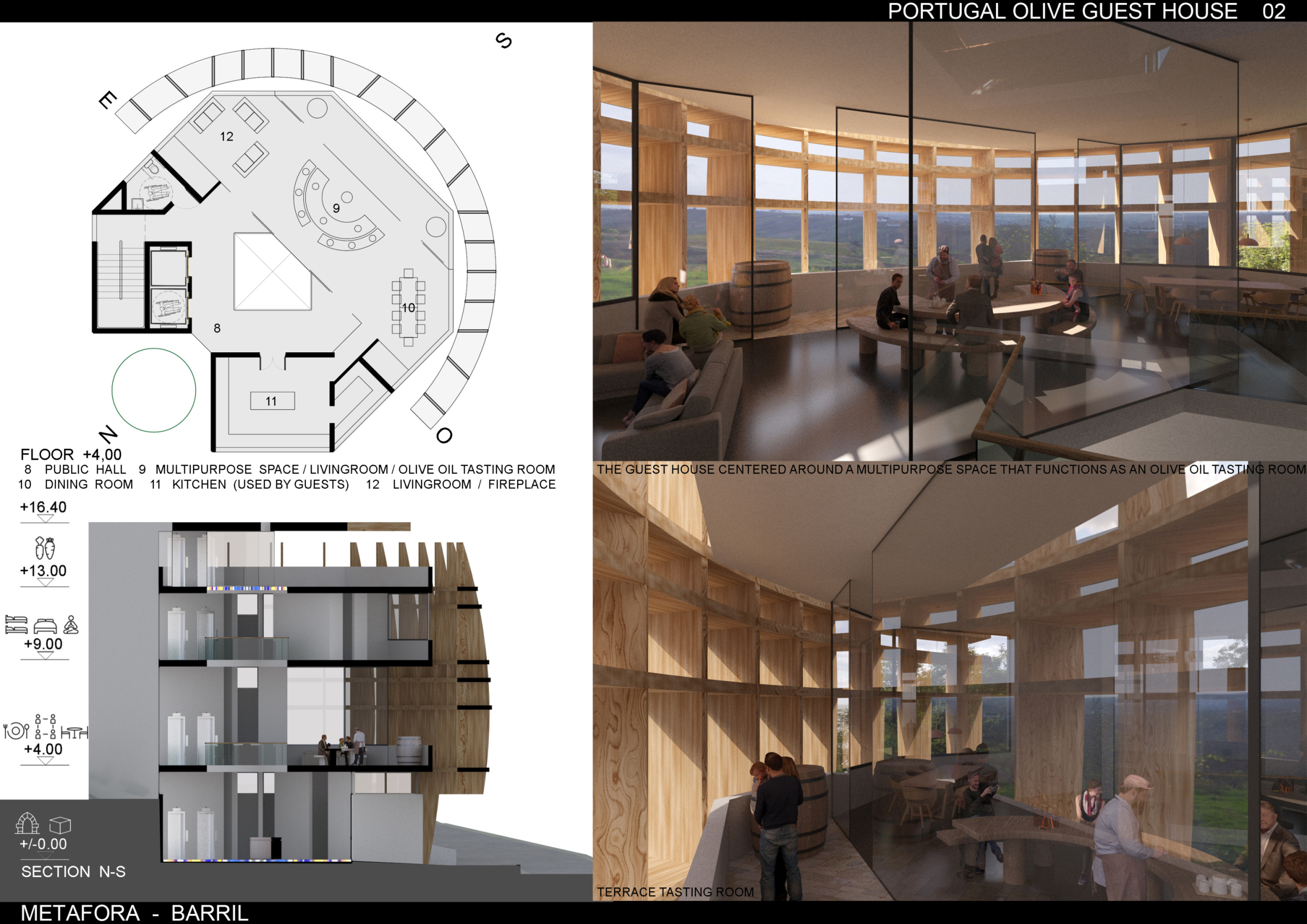 Architecture project // Circular Design Featuring Natural Stone and ...