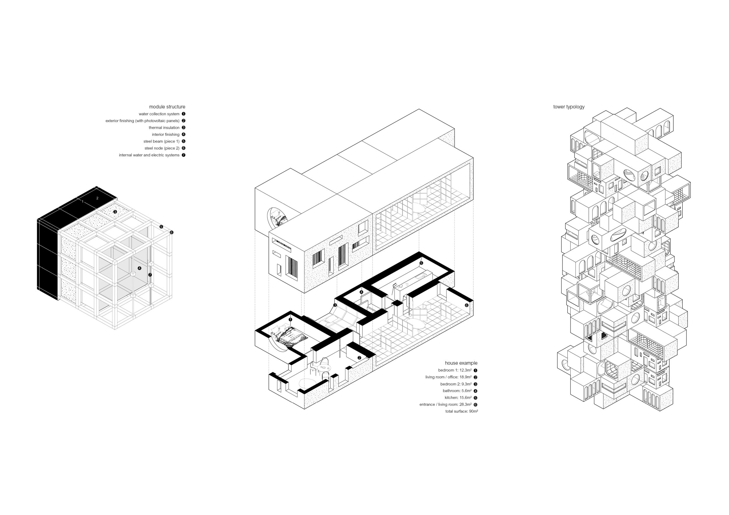 Architecture project // Steel Framework and Insulation Combine for ...