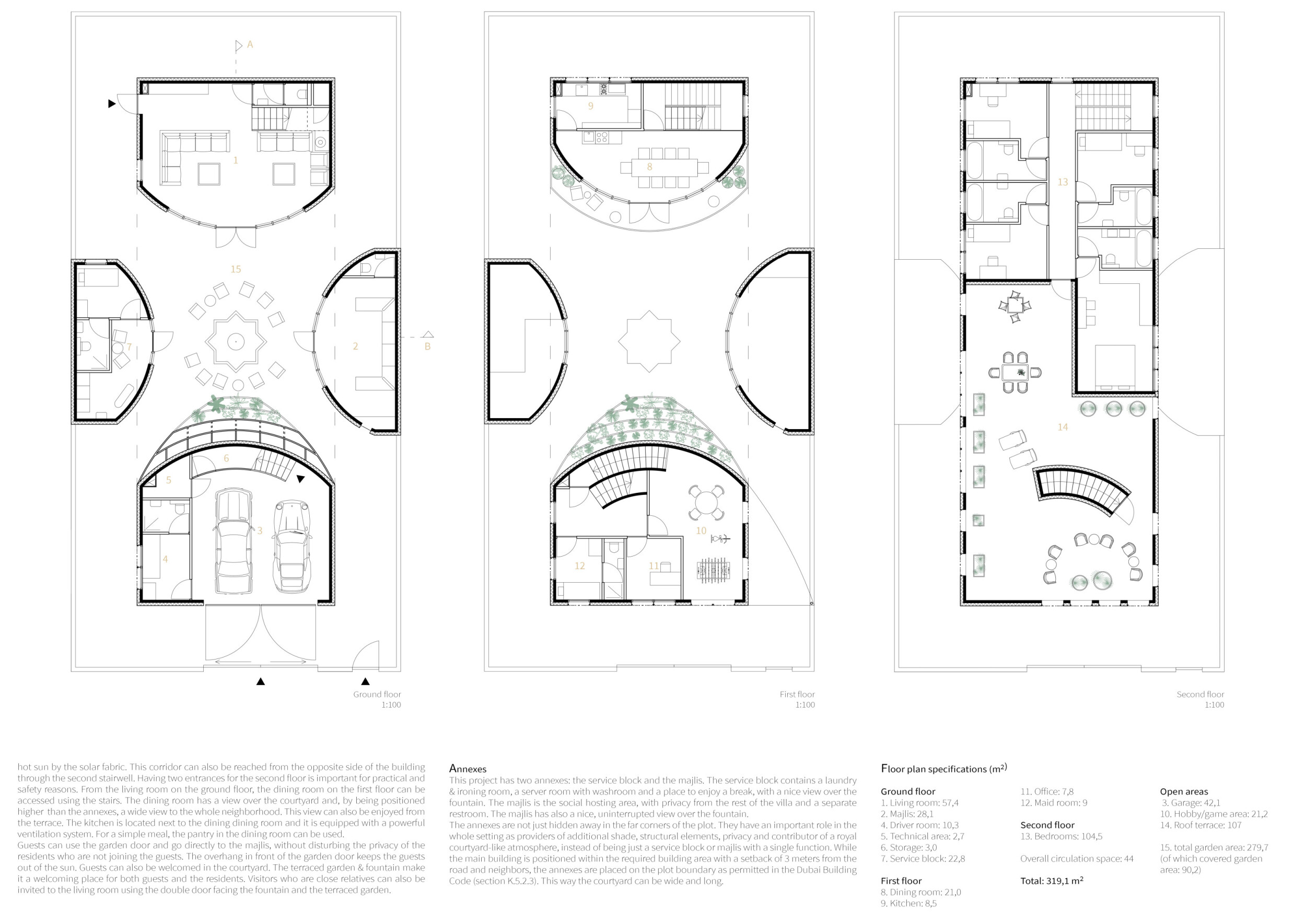 Image showcasing Architecture project // Geopolymer Concrete and Passive Cooling ...