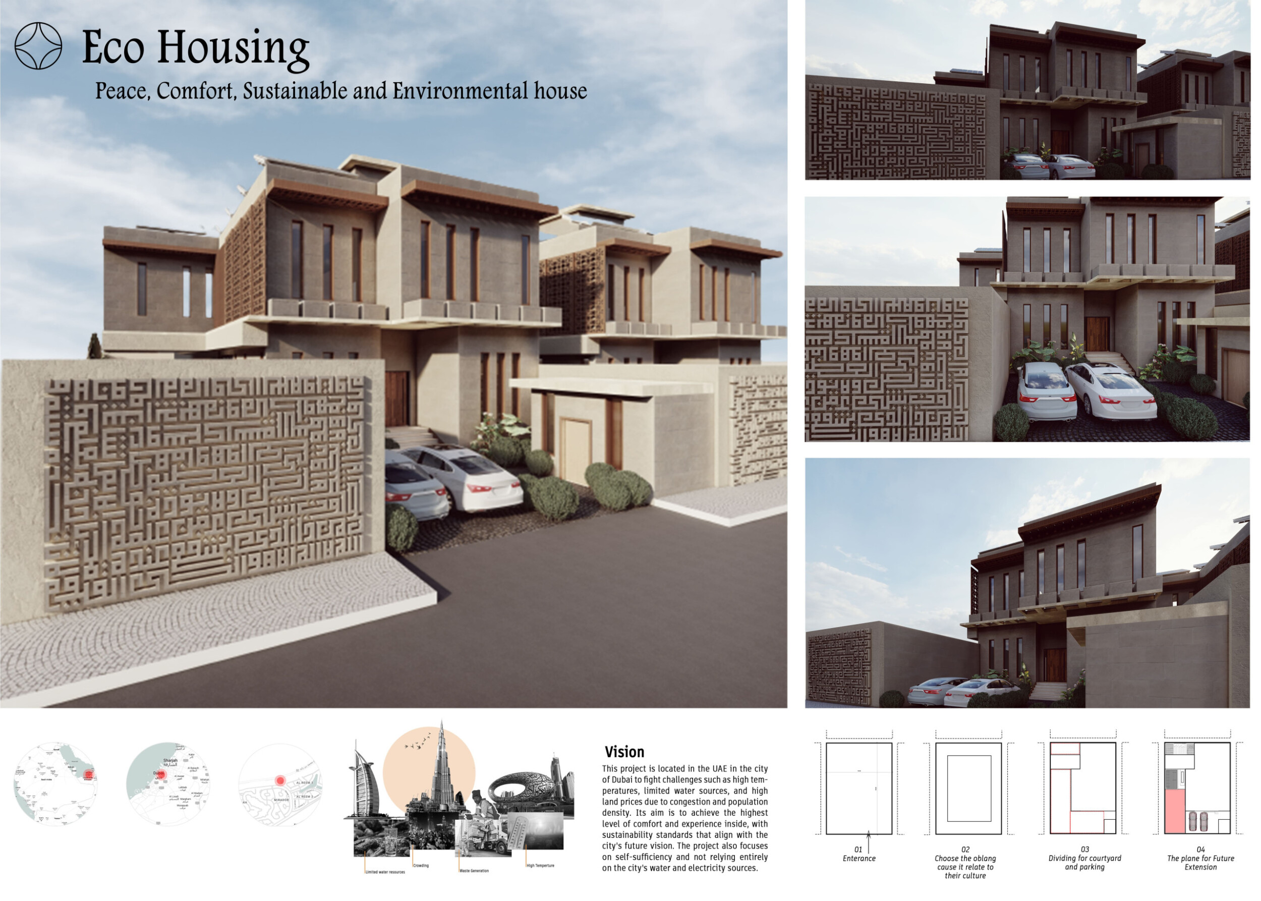 Architecture project // Hempcrete Insulation and Geometric Facades for ...