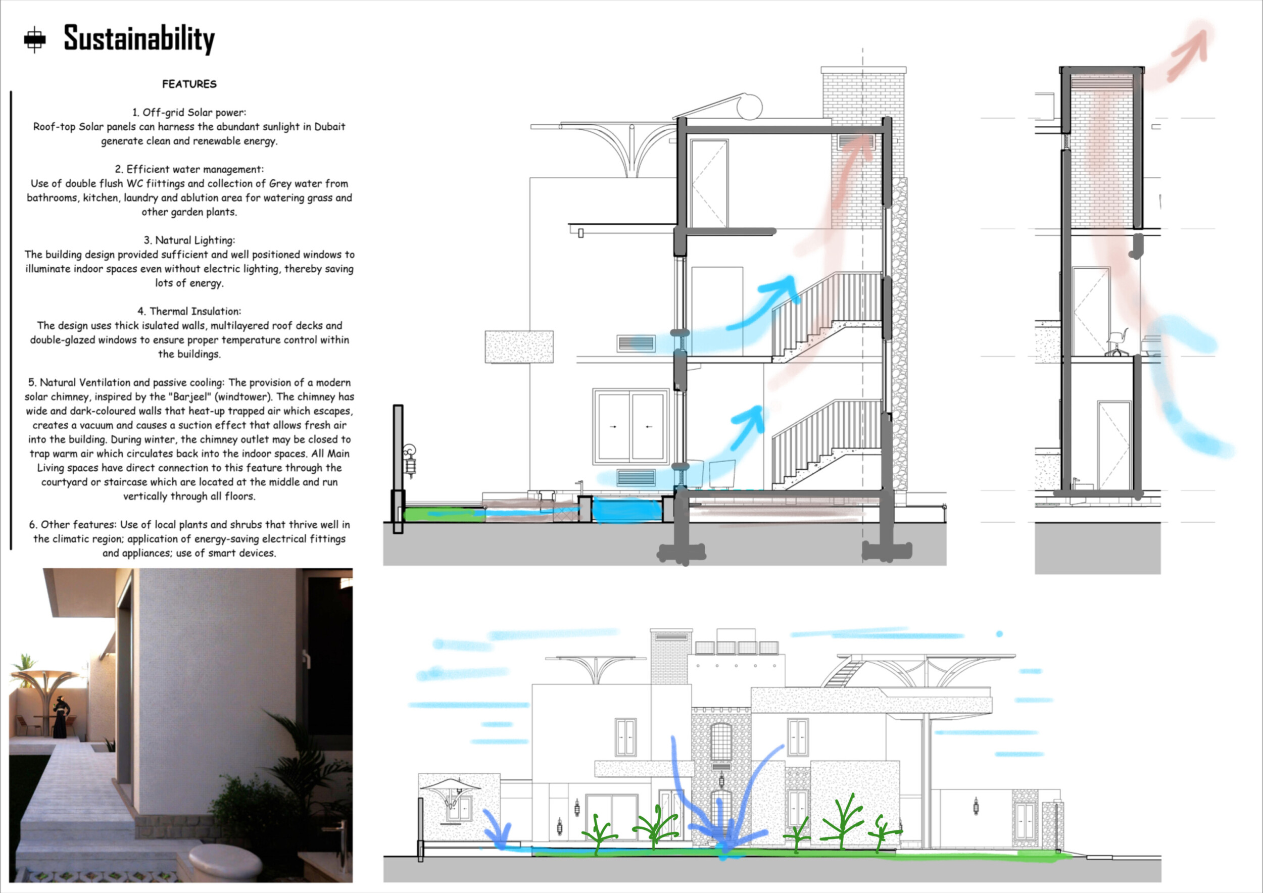 Architecture project // Natural Ventilation and Graywater Recycling in ...
