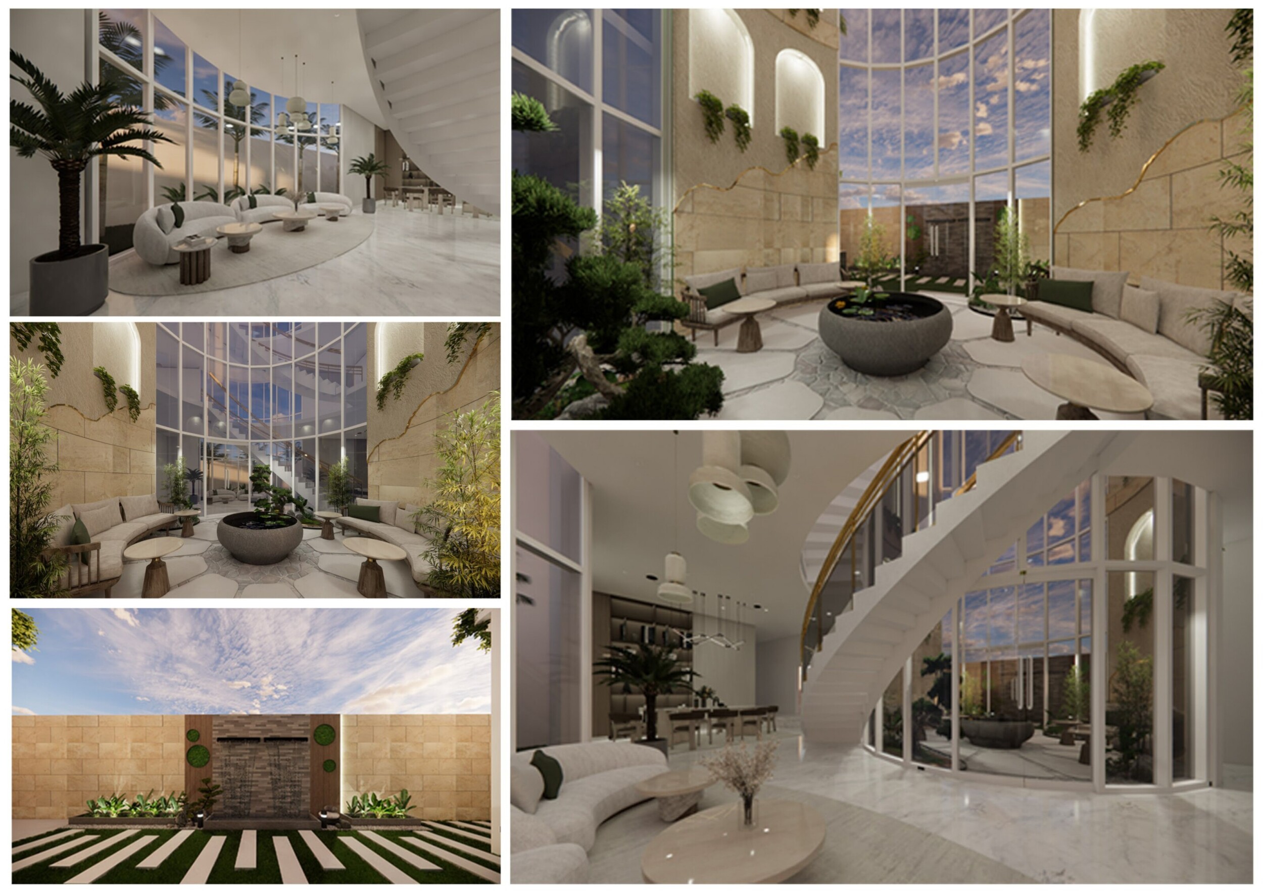 Architecture project // Hydroponics-Integrated Residence with Aerated ... - Wellness-Focused Industrial Apartment Designs With Hydroponics