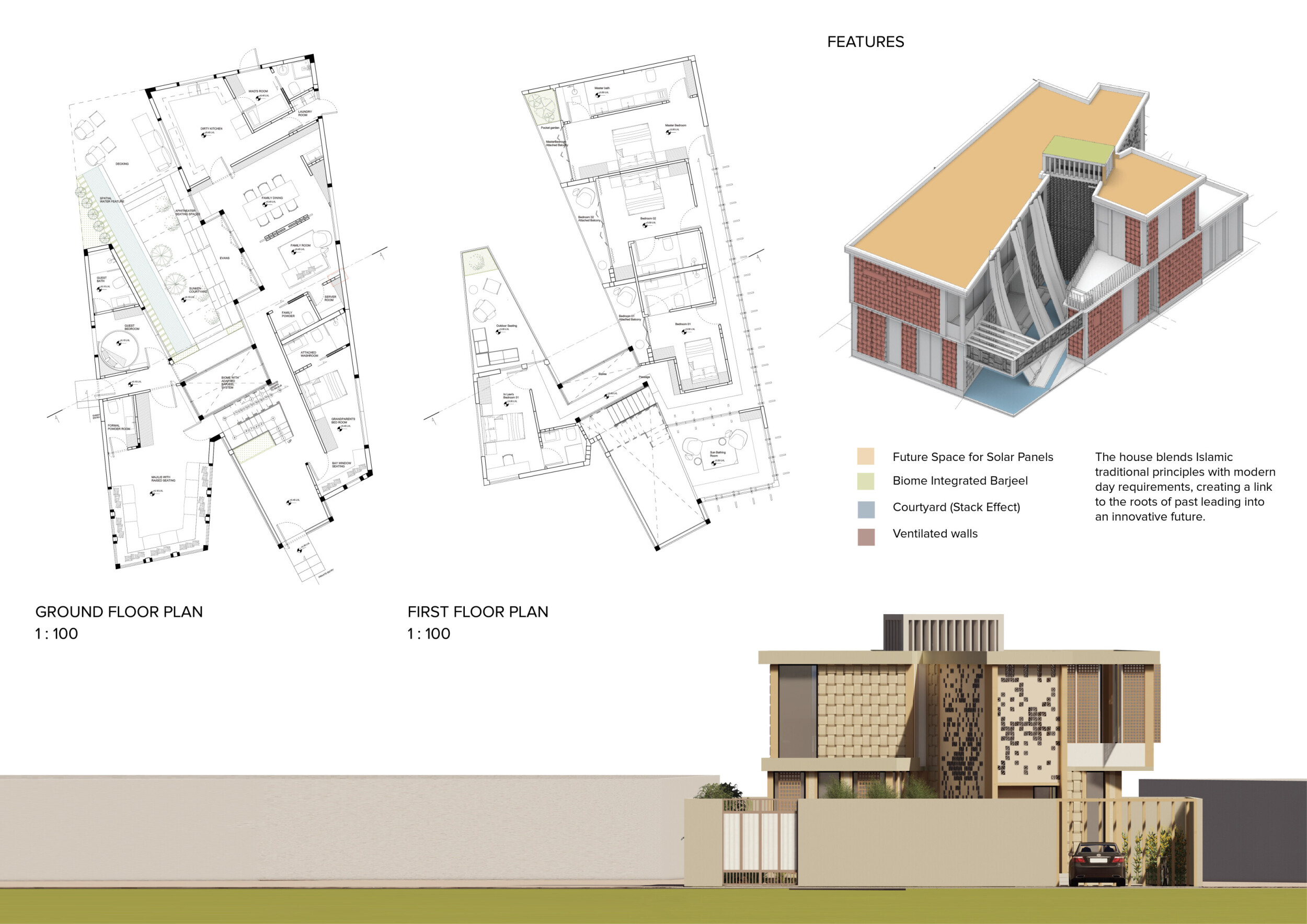 Architecture project // Raw Earth Construction with Traditional Wind ...