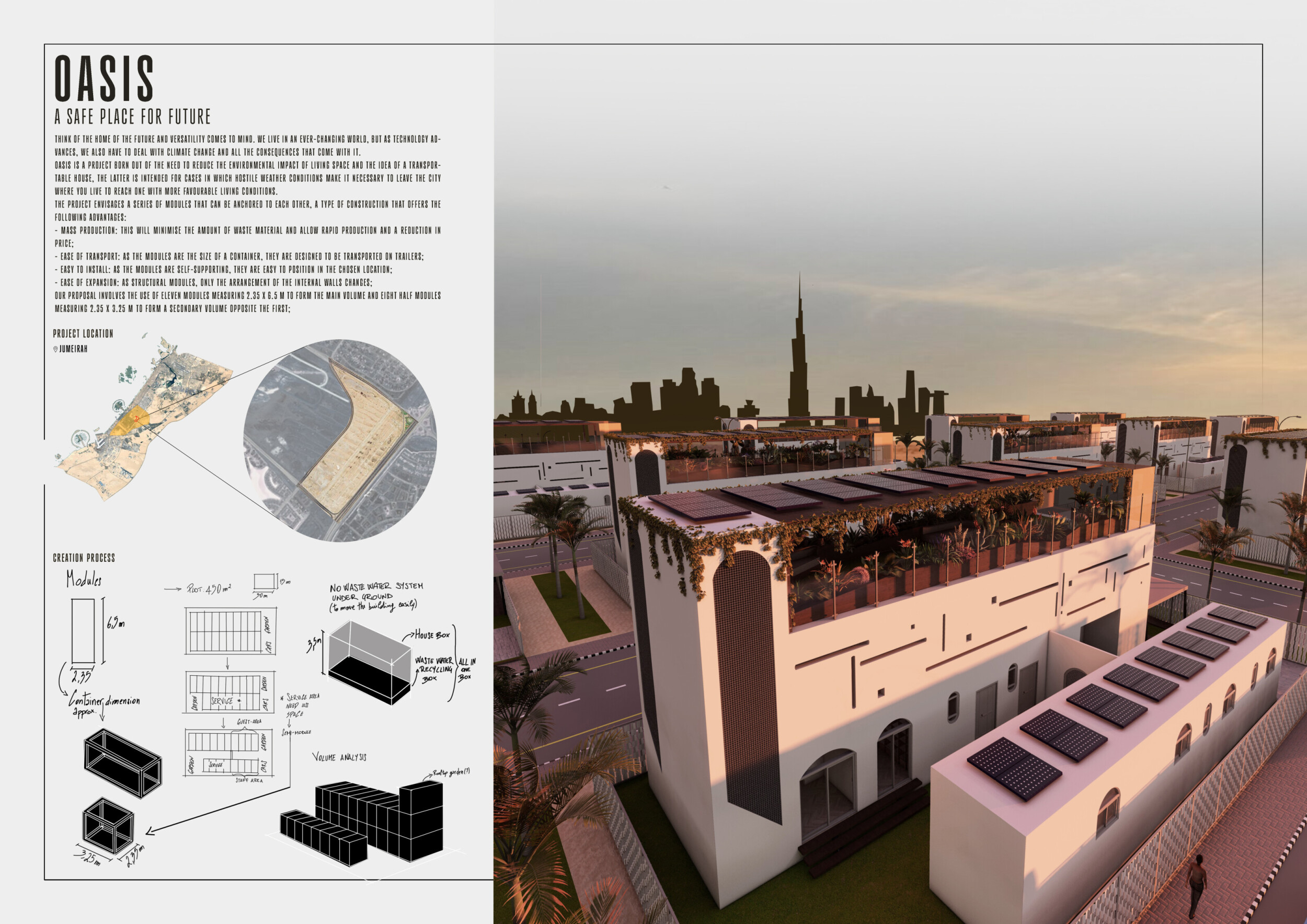 Architecture project // Sustainable Living Insights Through Modular ...