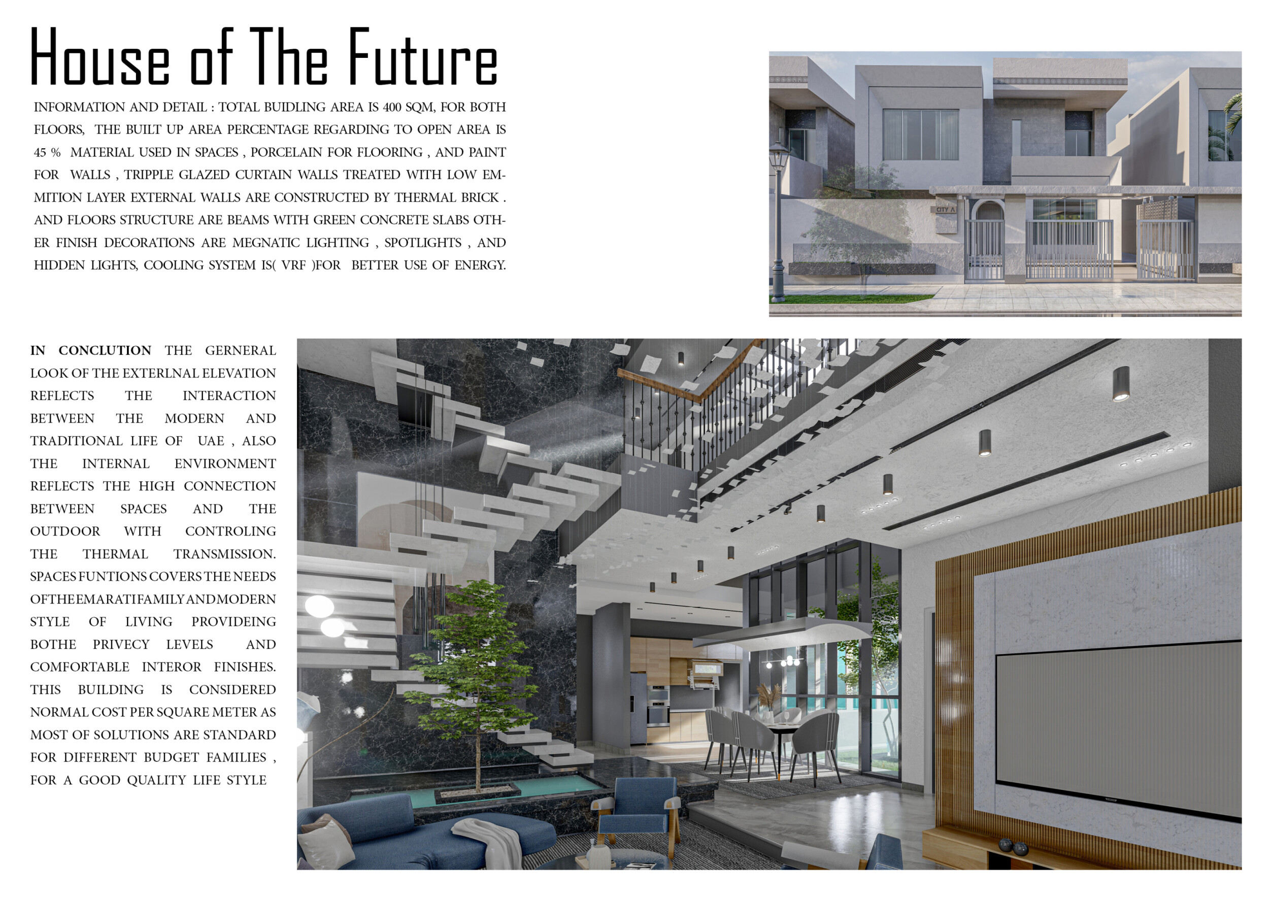 Architecture projects - internal garden // Buildner