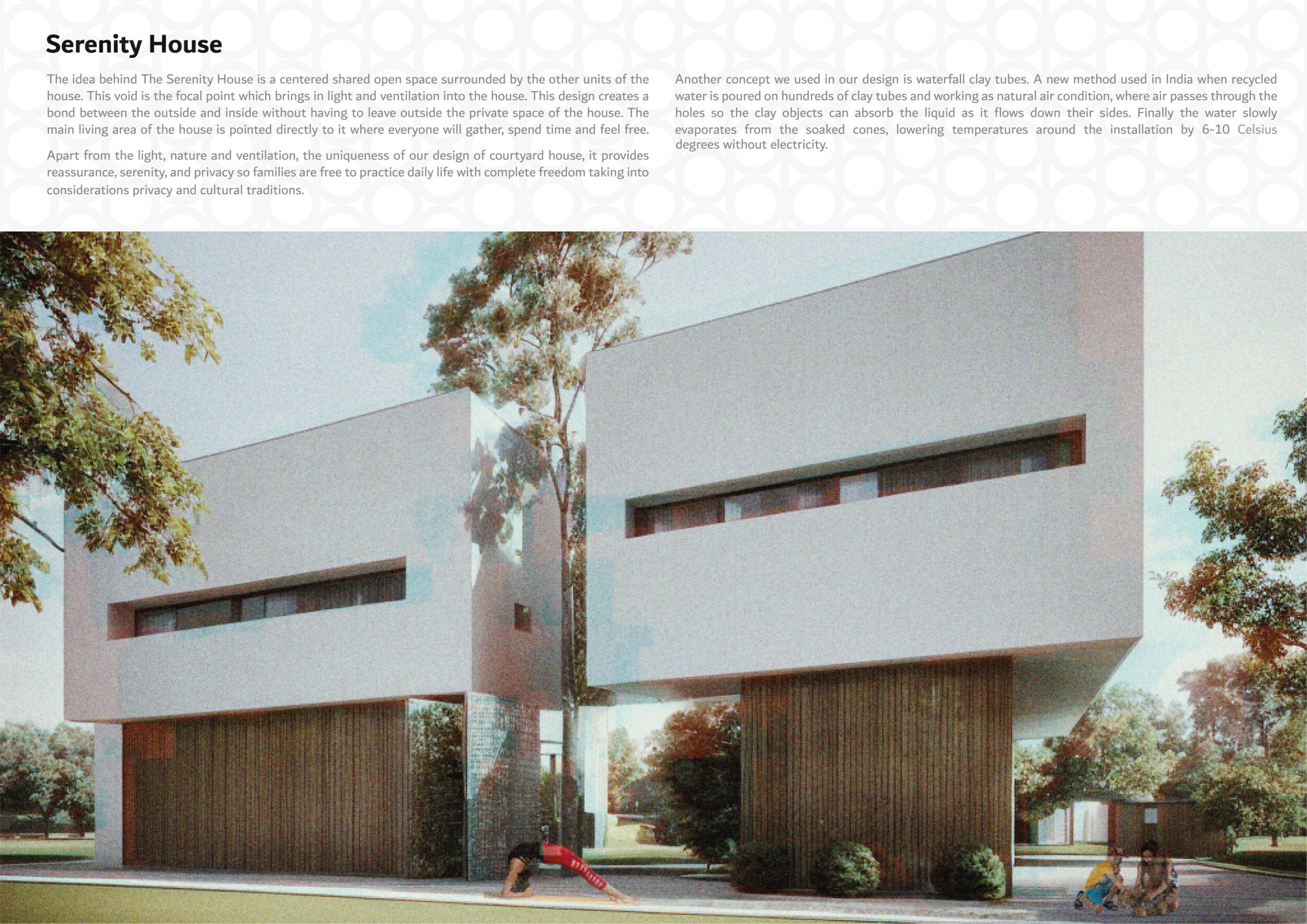 Picture Idea: Architecture Project Passive Cooling Through Clay Tubes Enhances