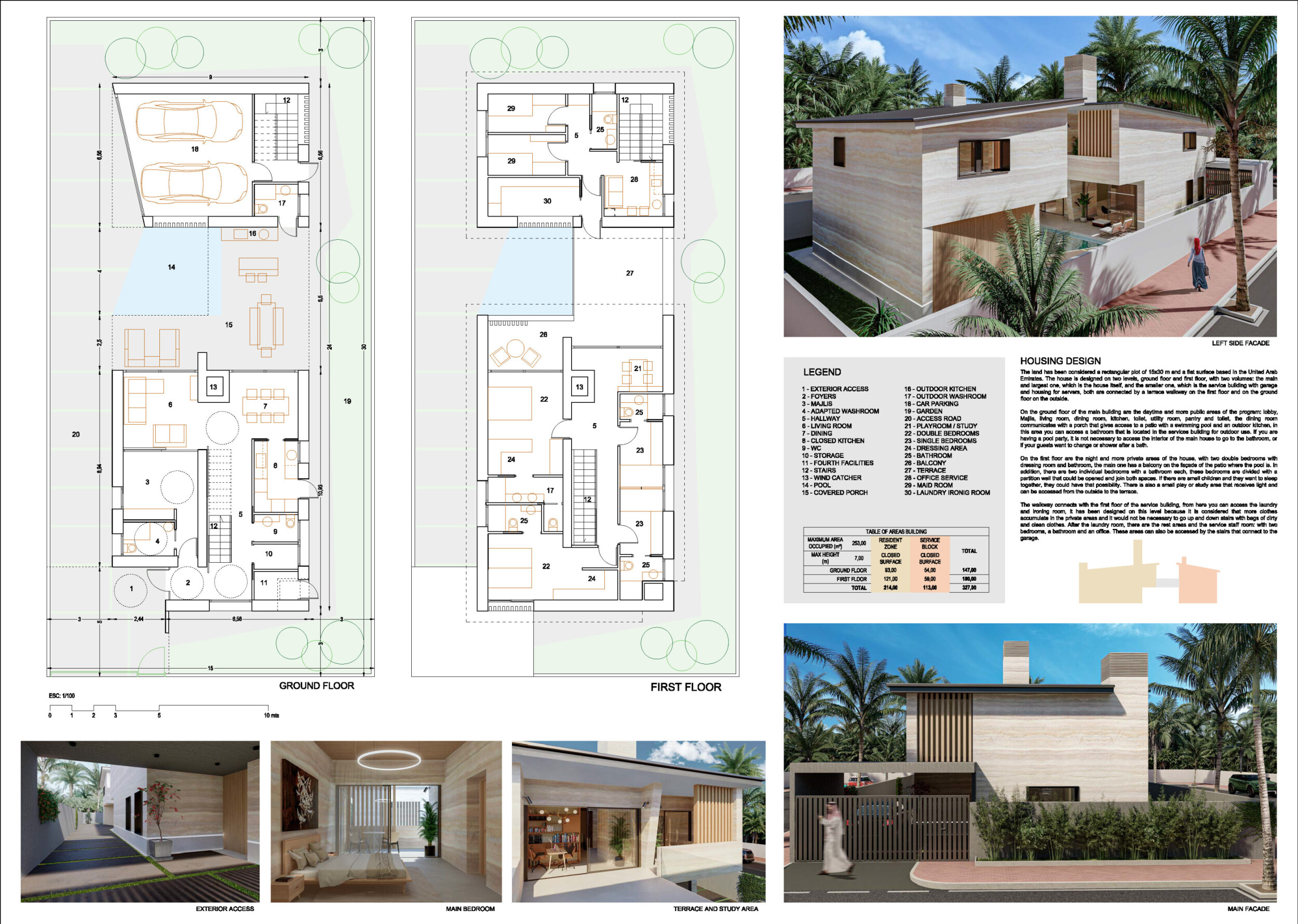 Architecture project // Rammed Earth Structure Featuring Integrated ...