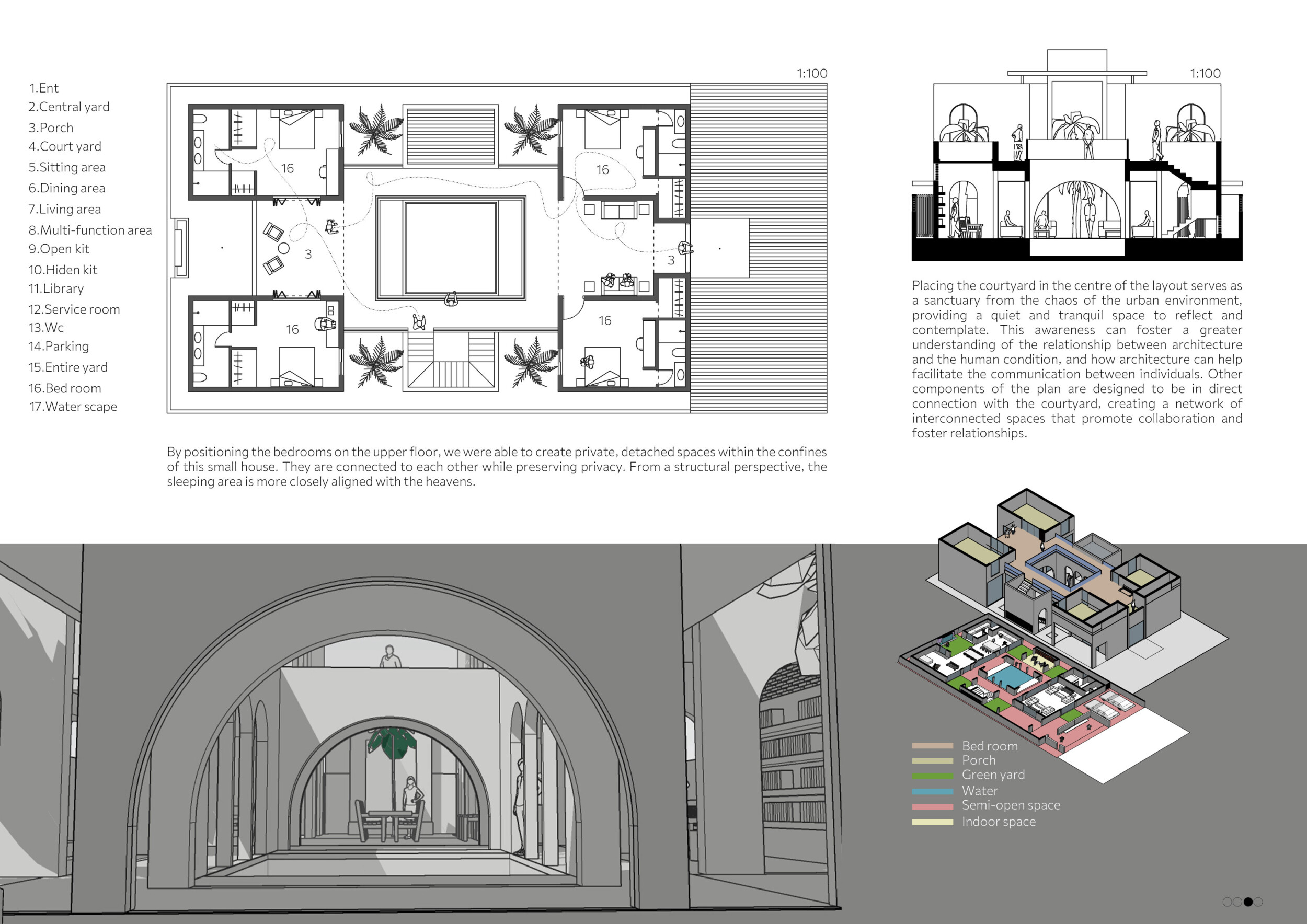 Architecture project // Date Palm Ash and Natural Light Shape a ...
