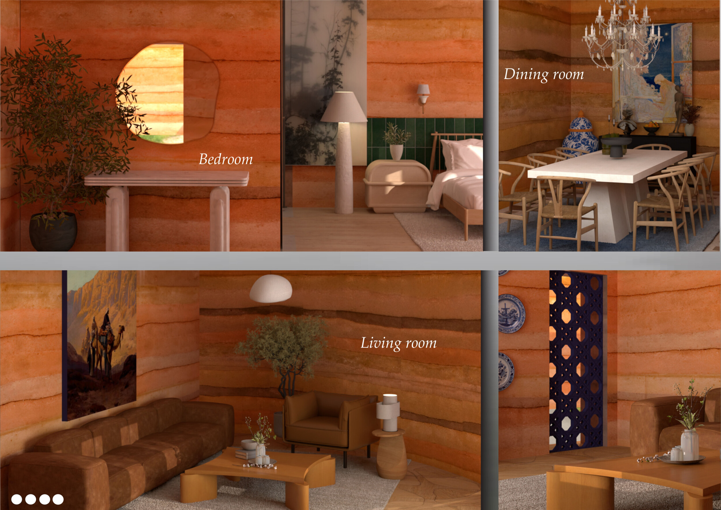 Architecture project // Rammed Earth Construction with Natural Light ...