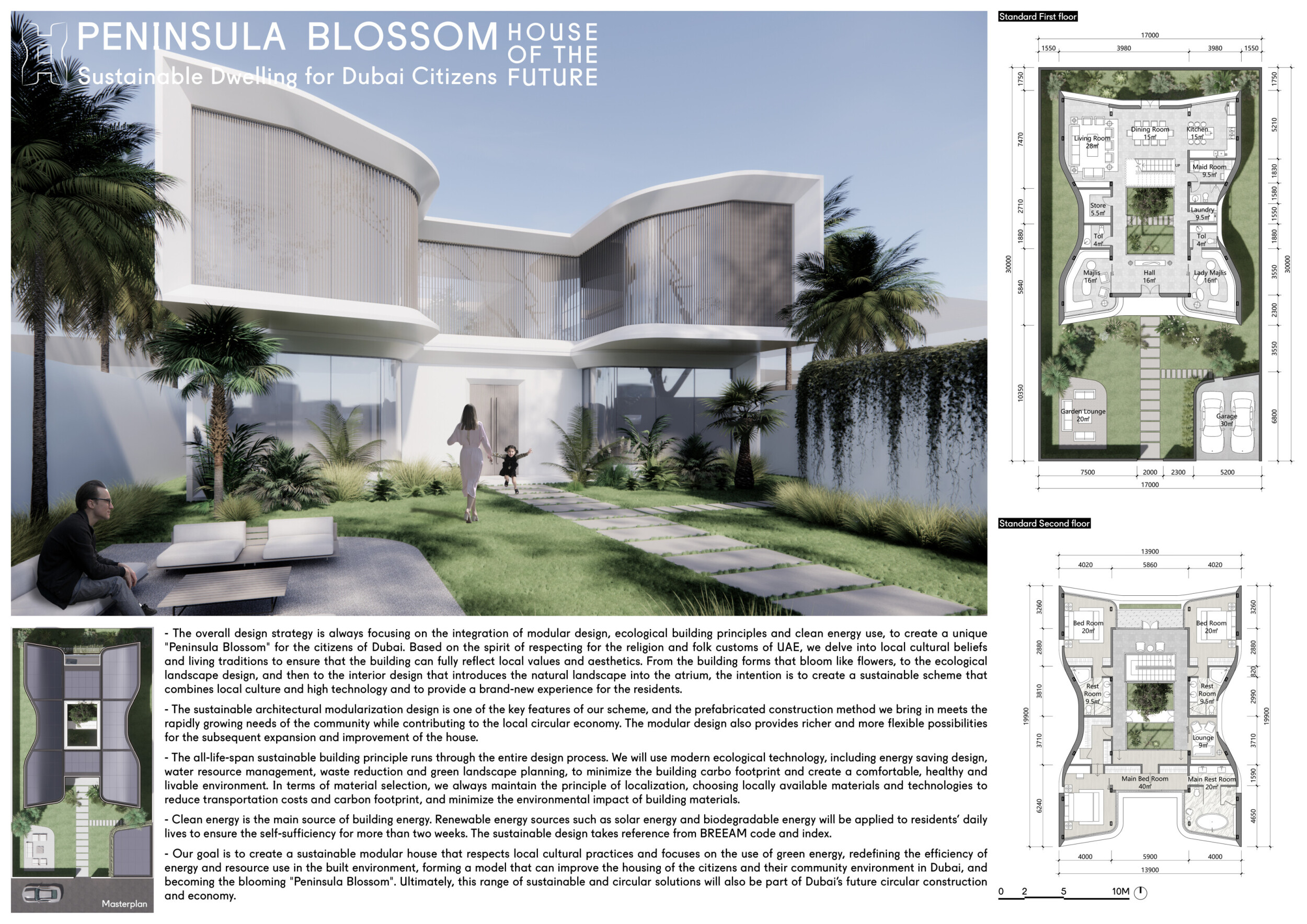 Plam Panel Architecture project // Bamboo-Laminated Living with Plam Panels and ...