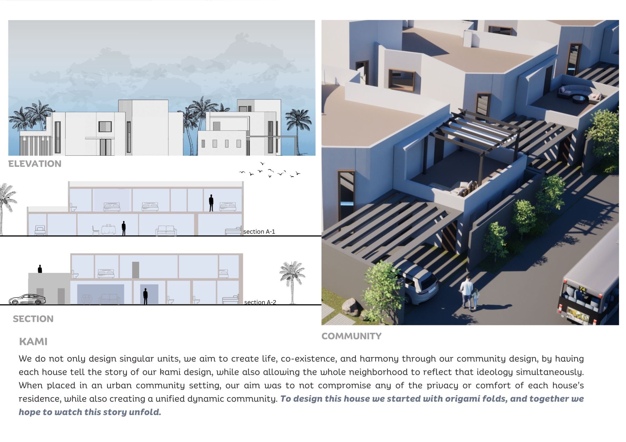 Architecture project // Modular Living with Green Concrete and ...