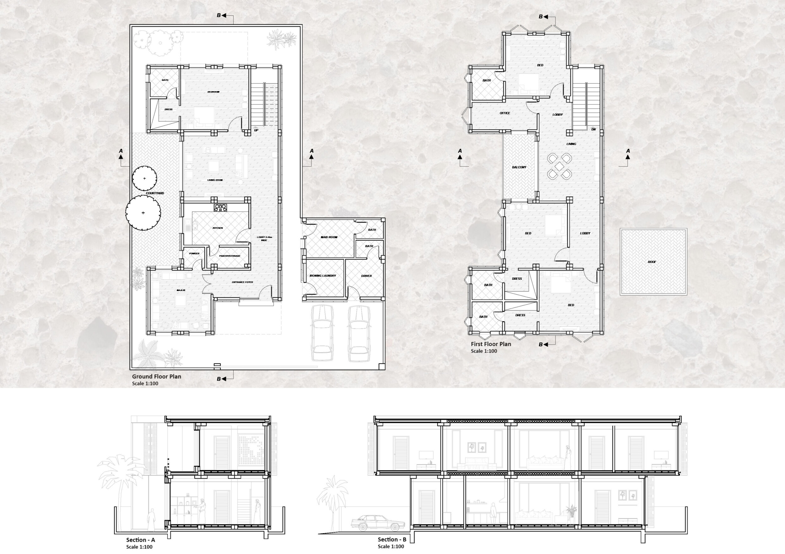 Picture Idea: Architecture Project Modular Homes Crafted From Coral Stone With