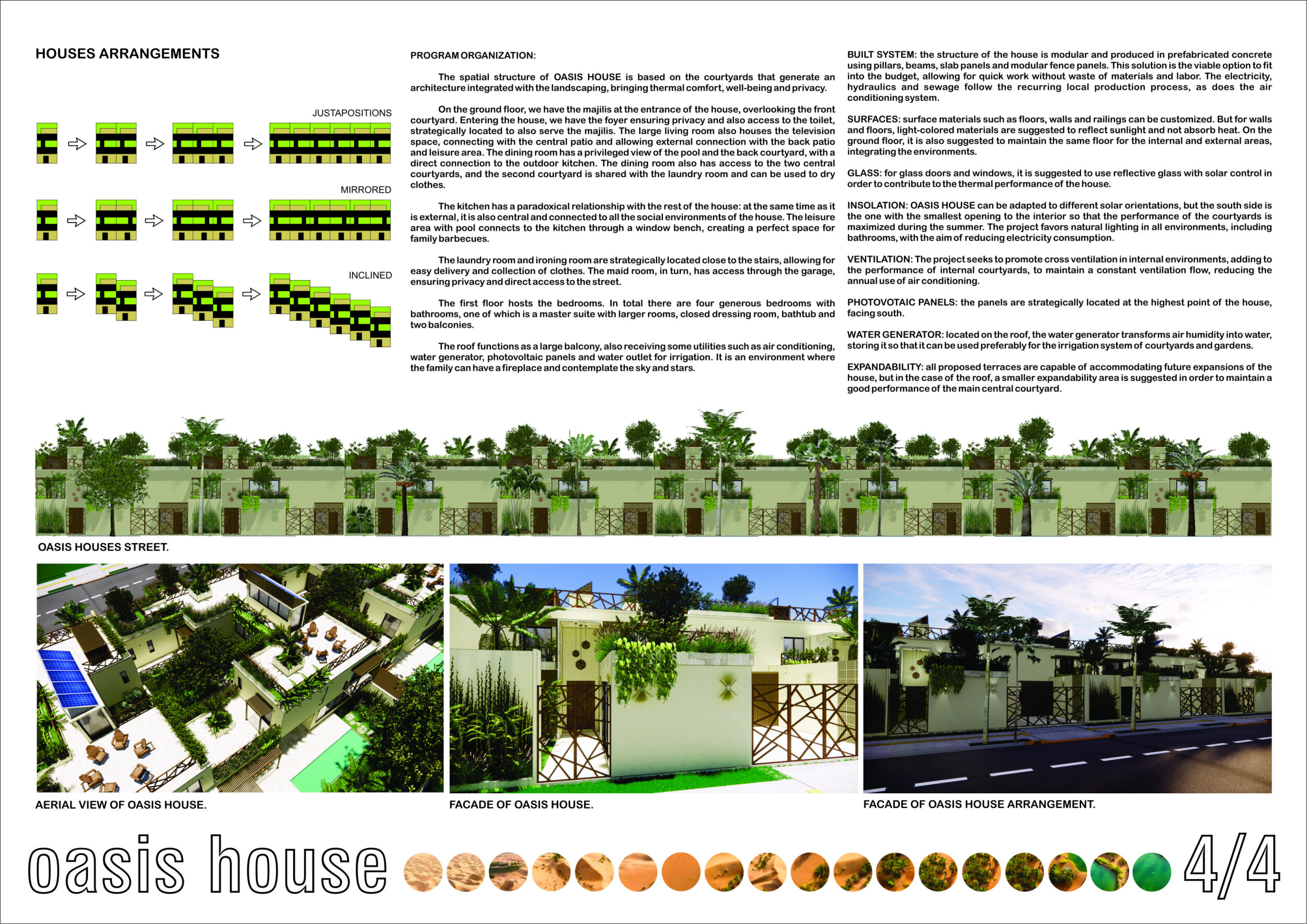 Architecture project // Courtyard-Focused Design Featuring Natural ...