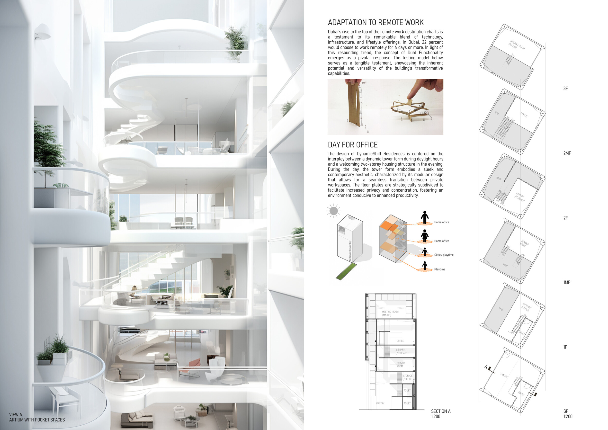 Architecture project // Modular Spaces with Transparent Facades and ...