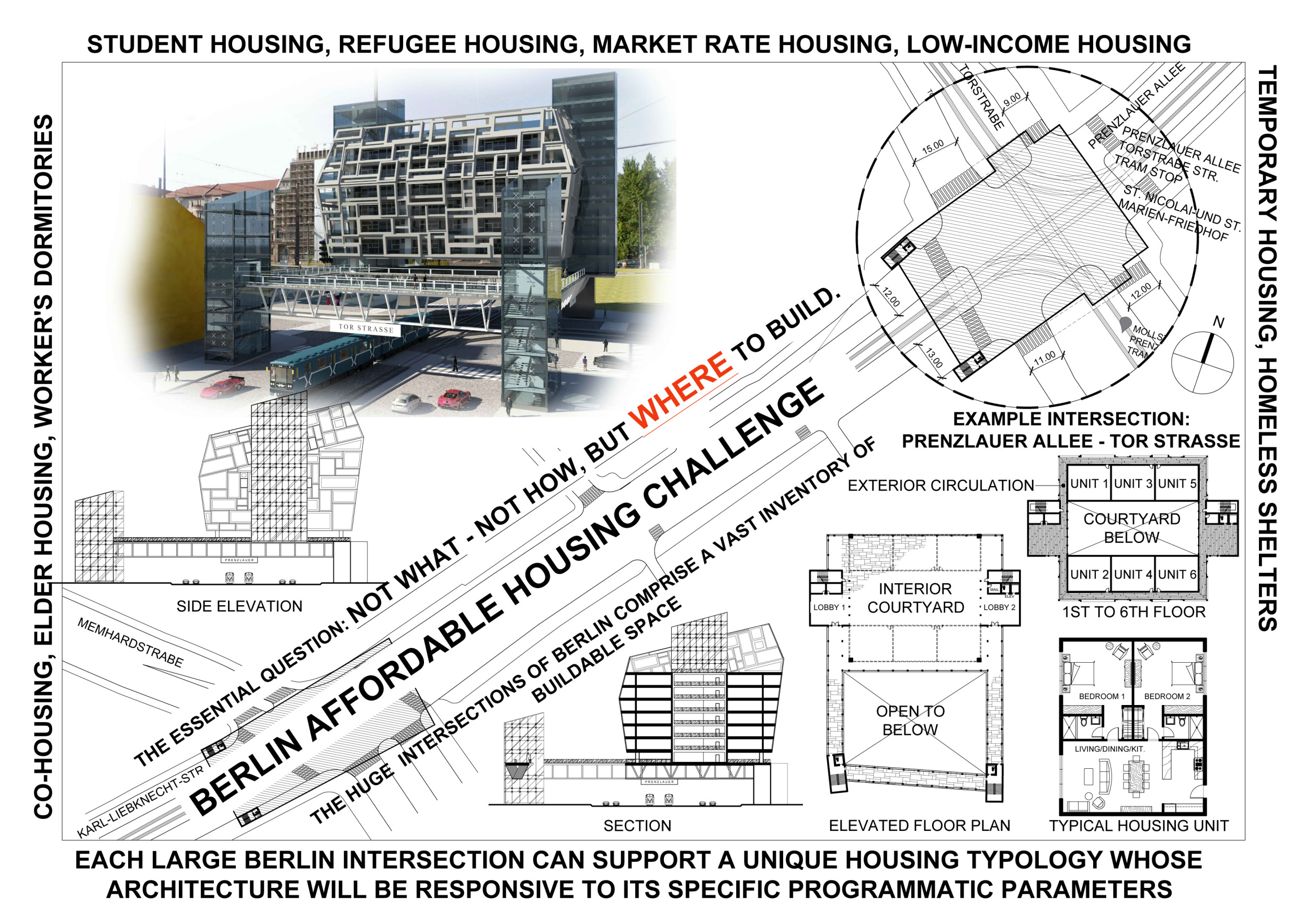 Architecture project // Communal Living Spaces Integrated with ...