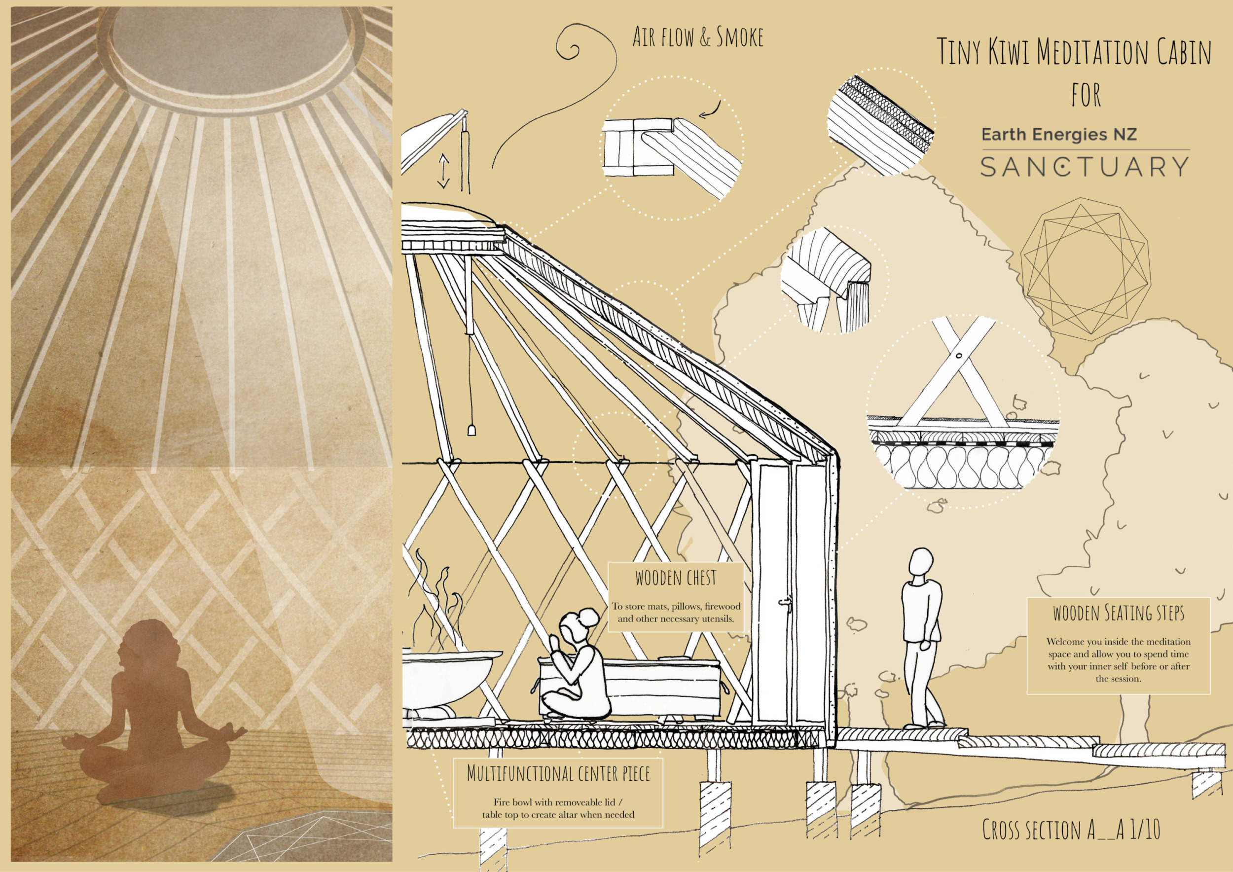 Architecture project // Meditation Space Crafted from Local Sheep Wool ...