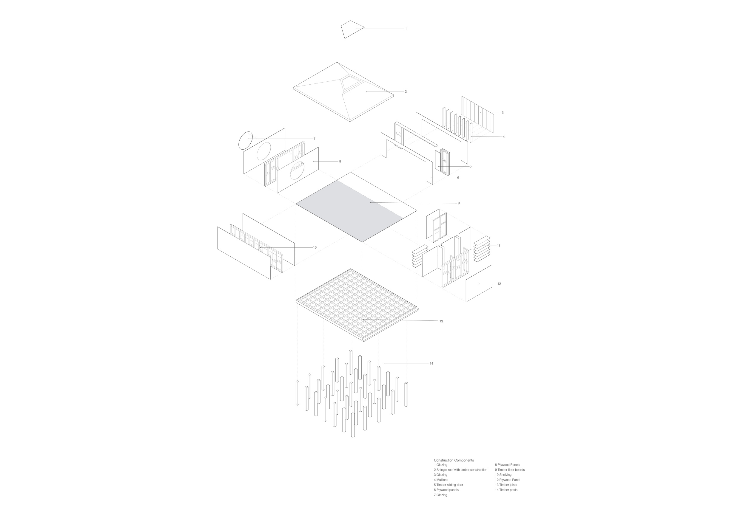 Architecture project // Timber Retreat with Integrated Altar and ...