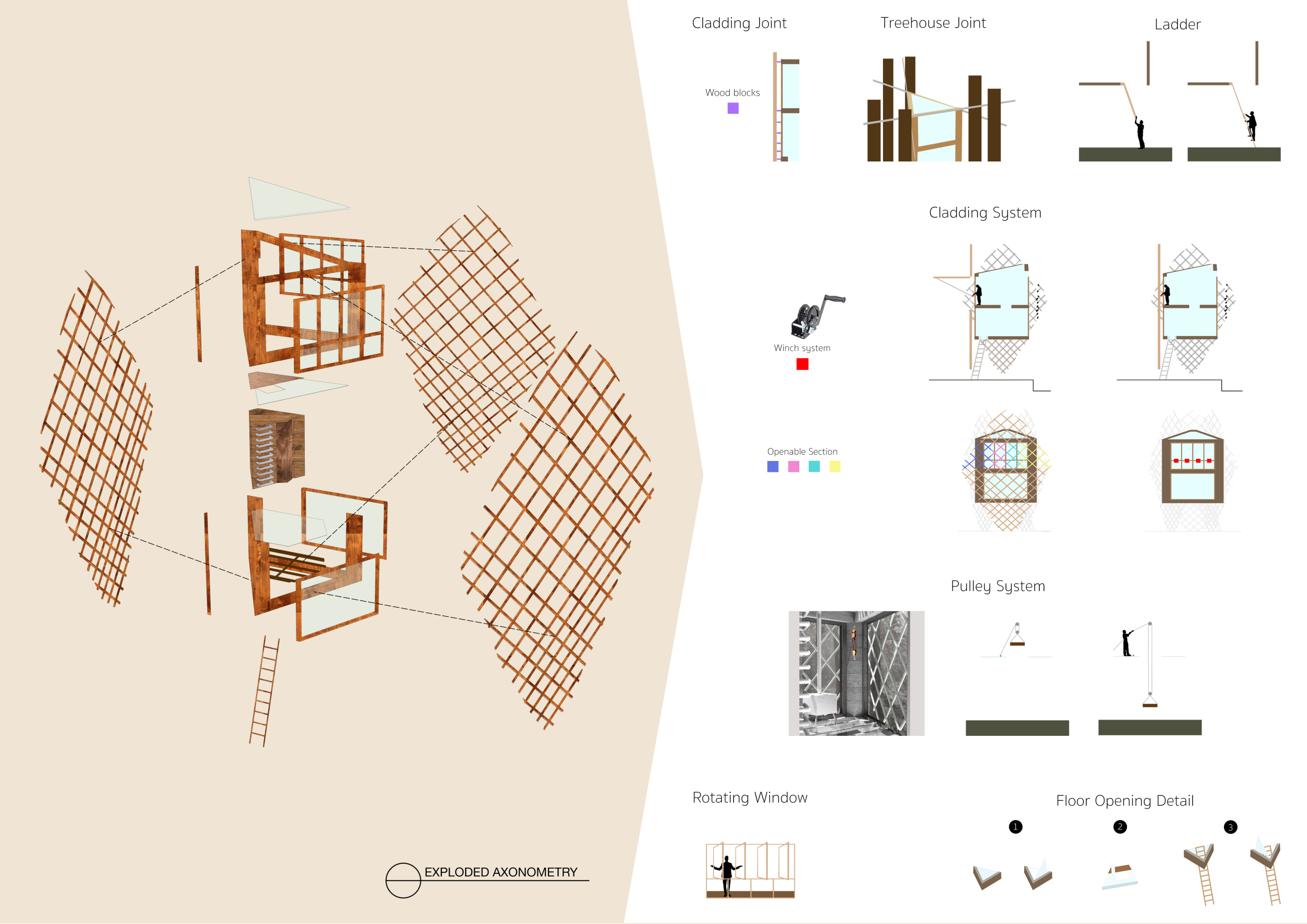 Framework Translucent Architecture project // Cocoon-Like Retreat Crafted from Lattice ...