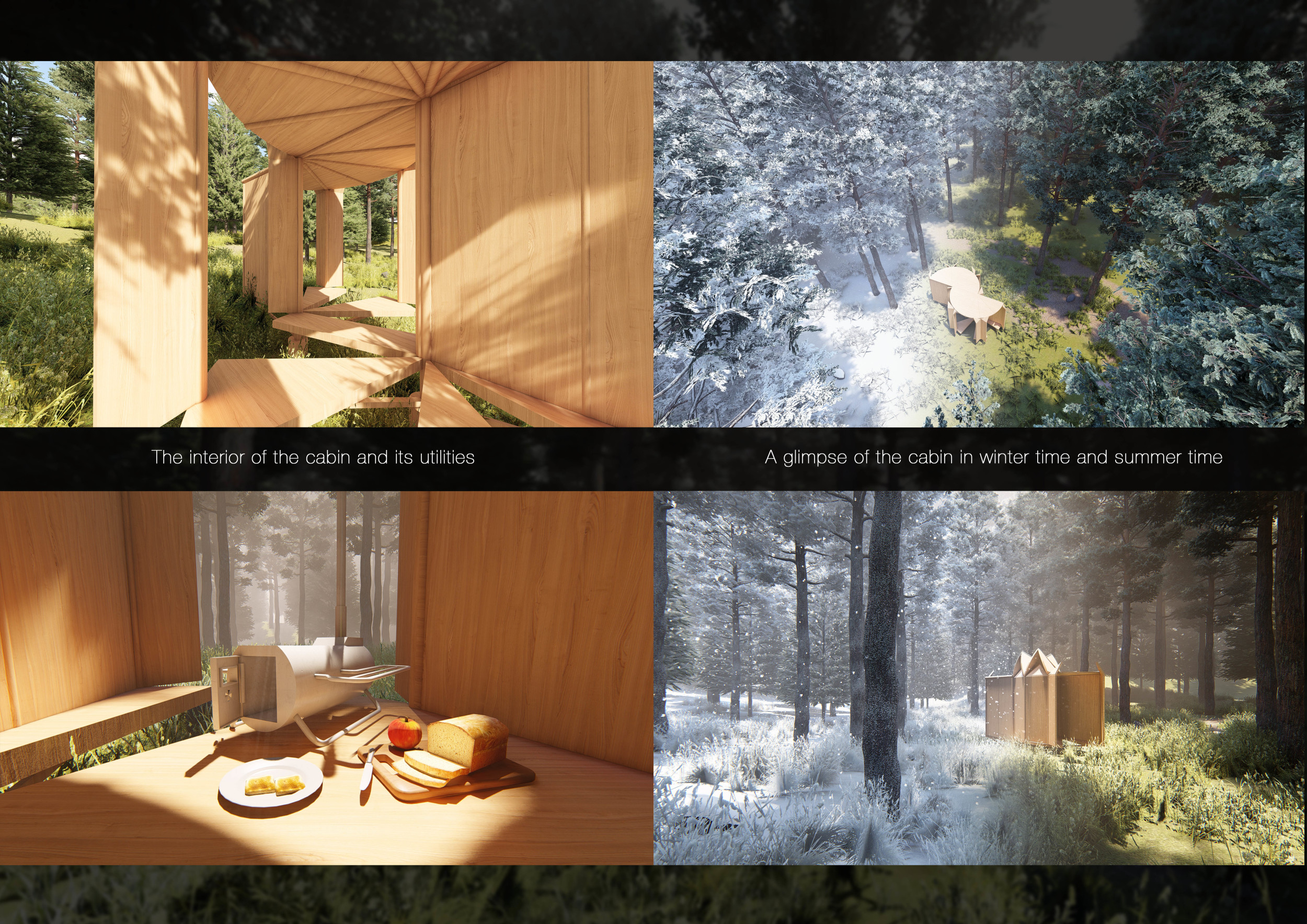 Operable Openings Architecture project // Flexible Forest Retreat Promoting Connection ...