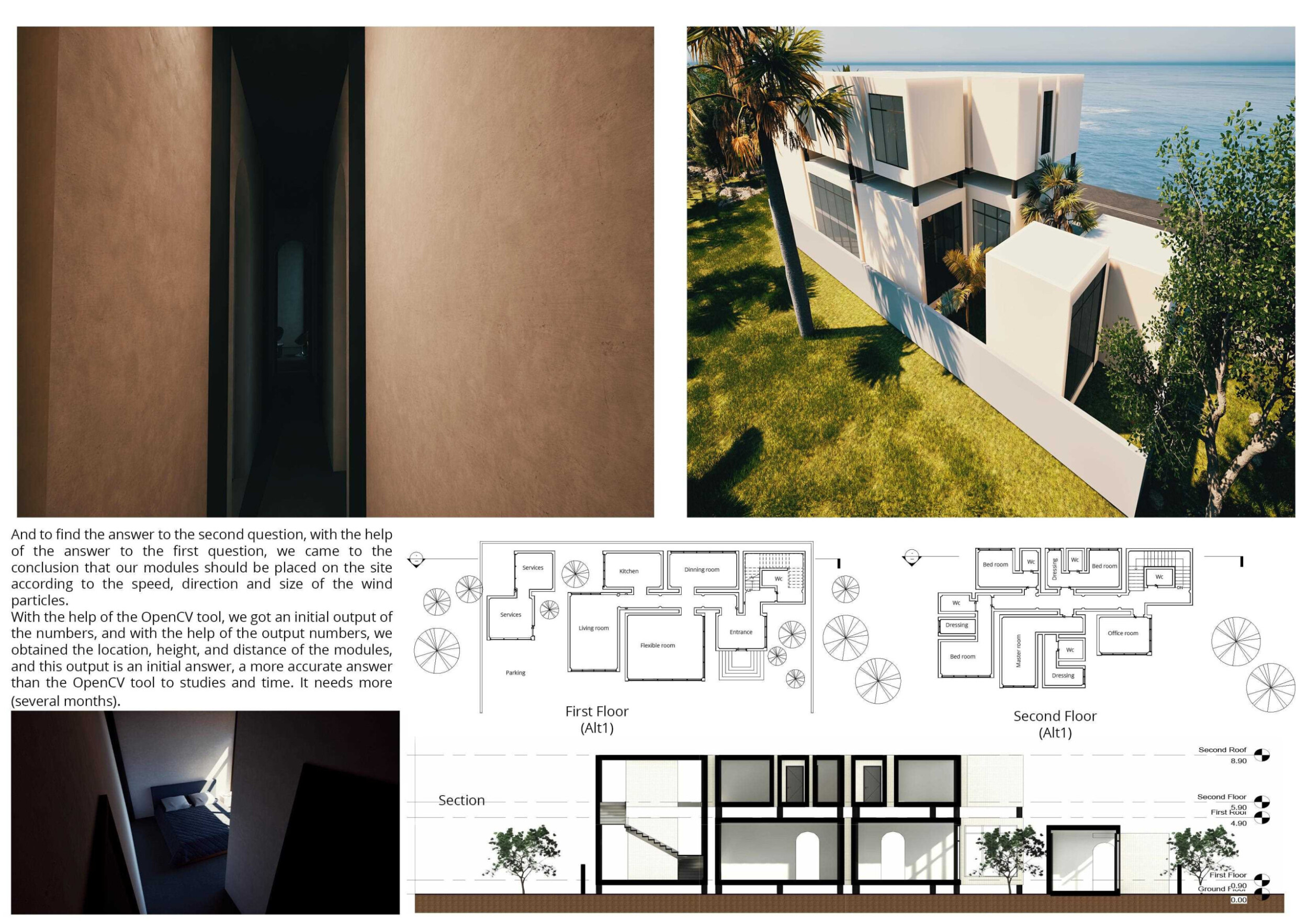 Architecture project // Fabric Encased Spaces with Modular Design and ...