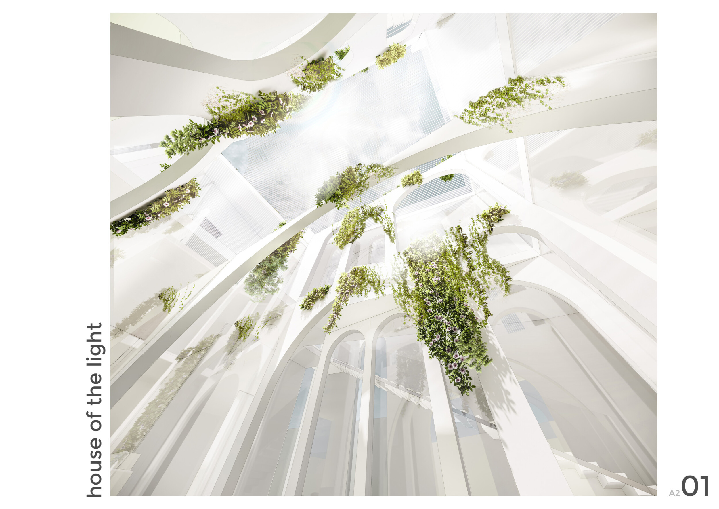 Architecture project // Vertical Gardens and Recycled Concrete in a ...