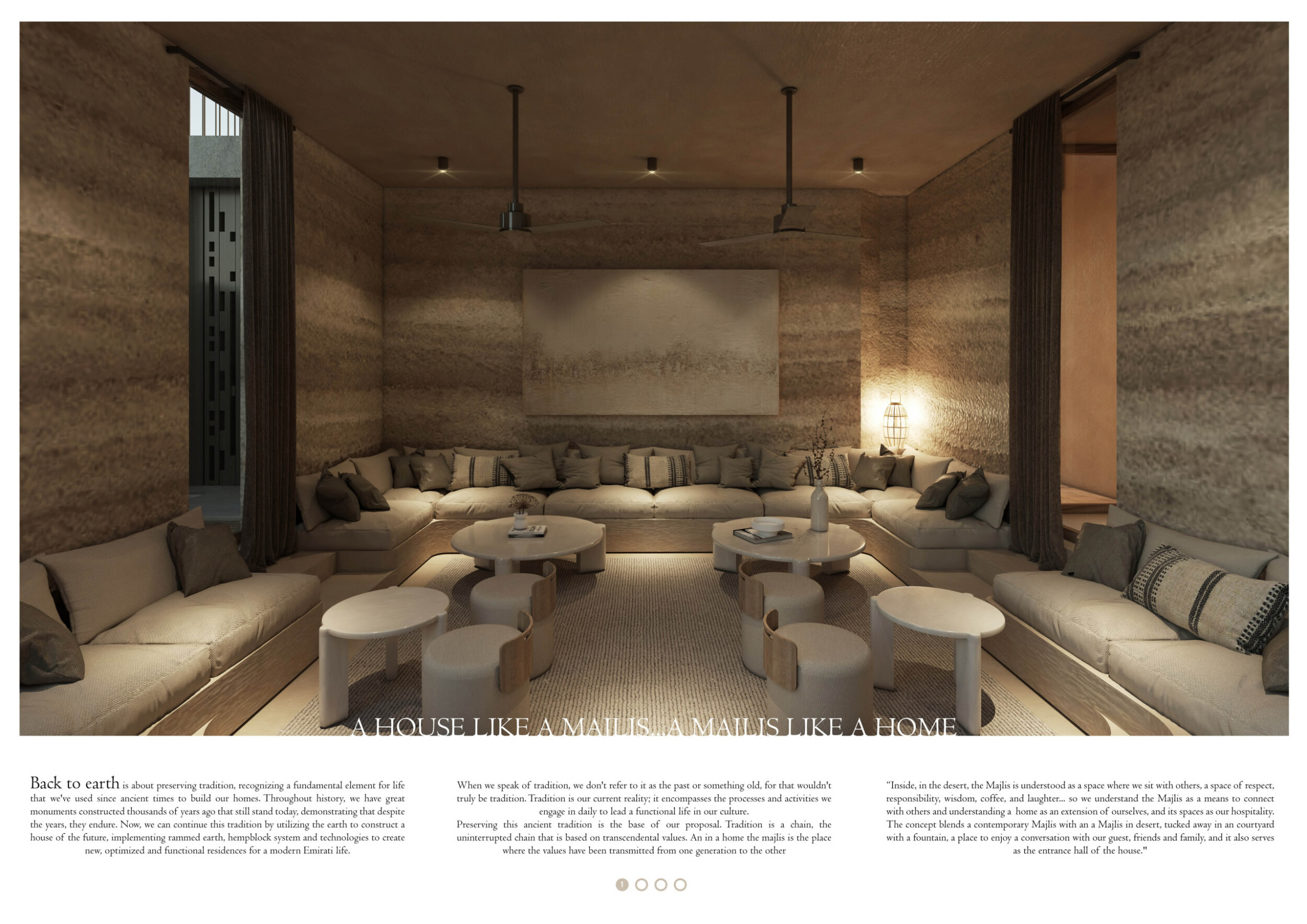 Utah Rammed Earth Architecture projects - earth plaster // Buildner