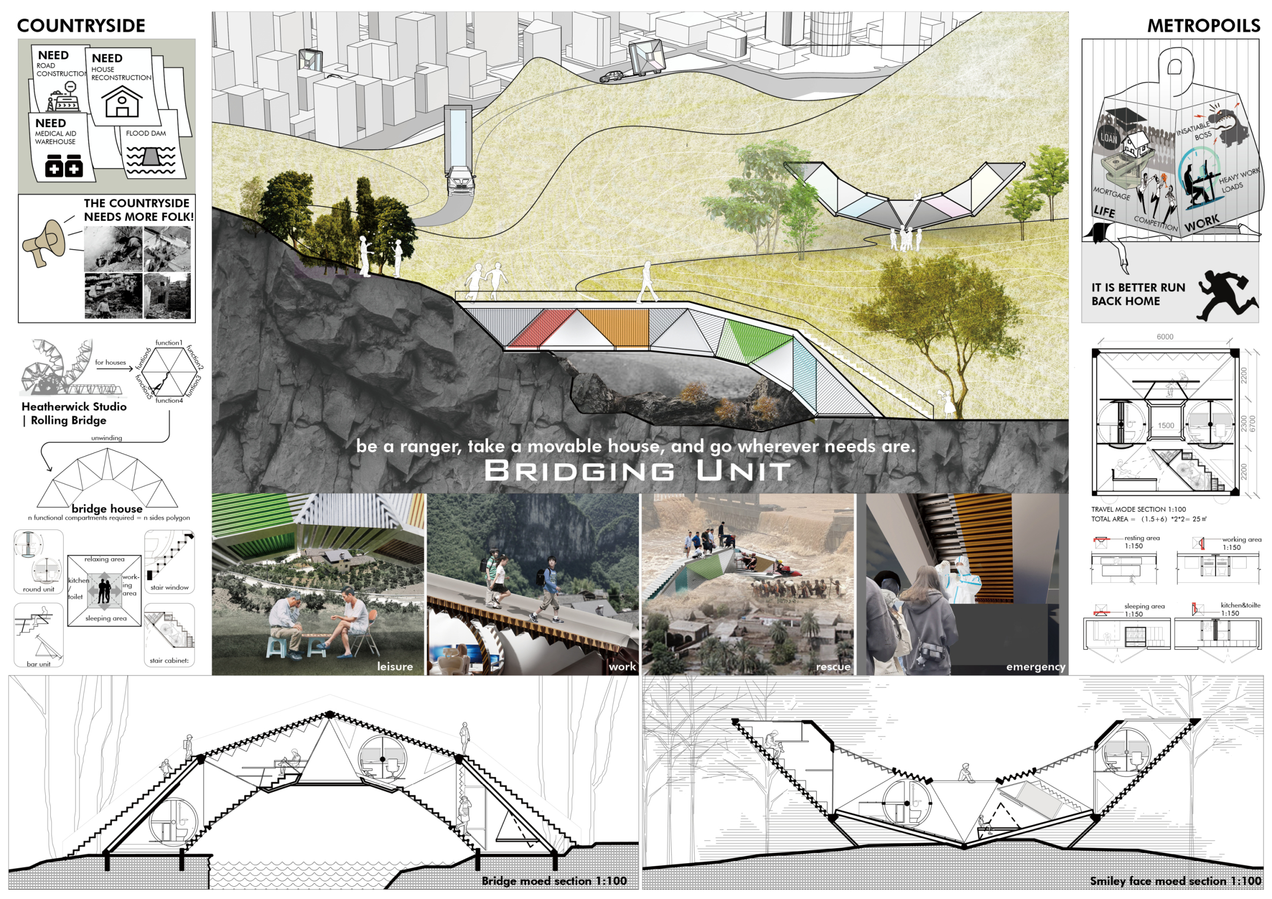 Unit Project Design Architecture project // Movable Units in Polygonal Geometry Enhance ...