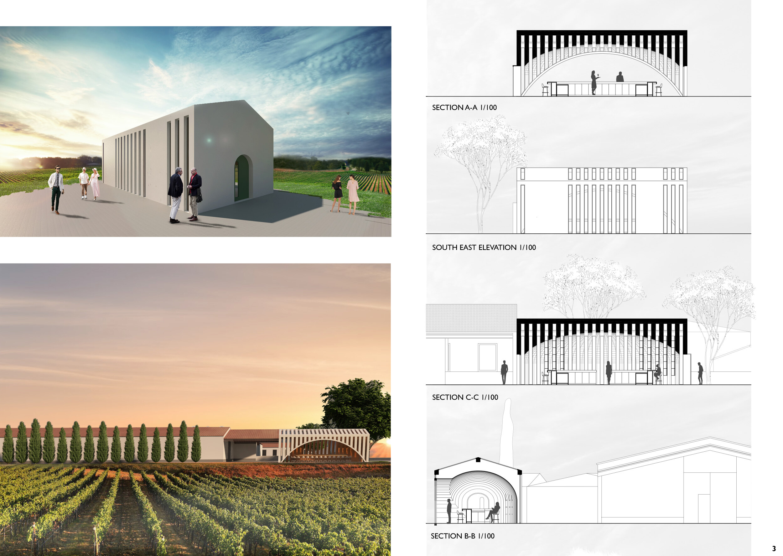 Architecture project // Grape-Inspired Design Featuring Oak and White ...