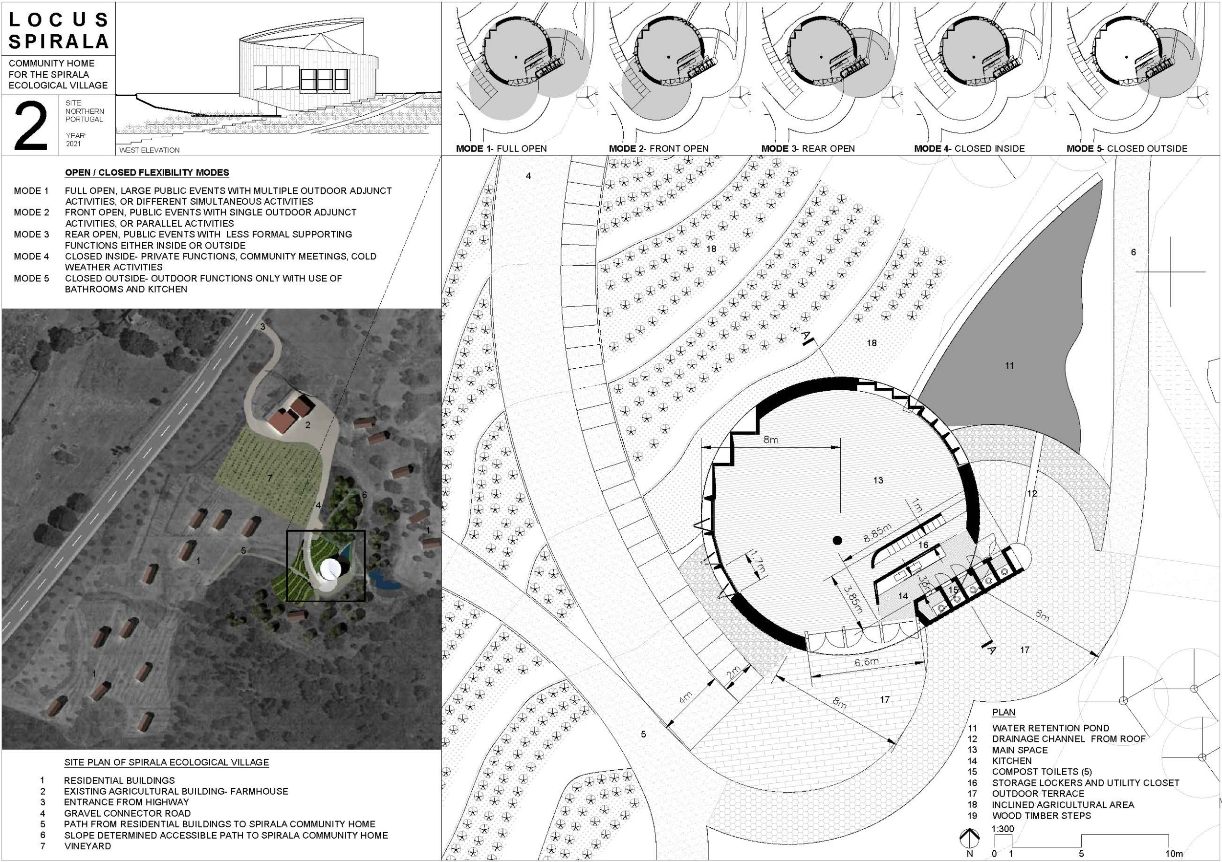 Architecture project // Cork-Clad Structure Integrating Drip Irrigation ...