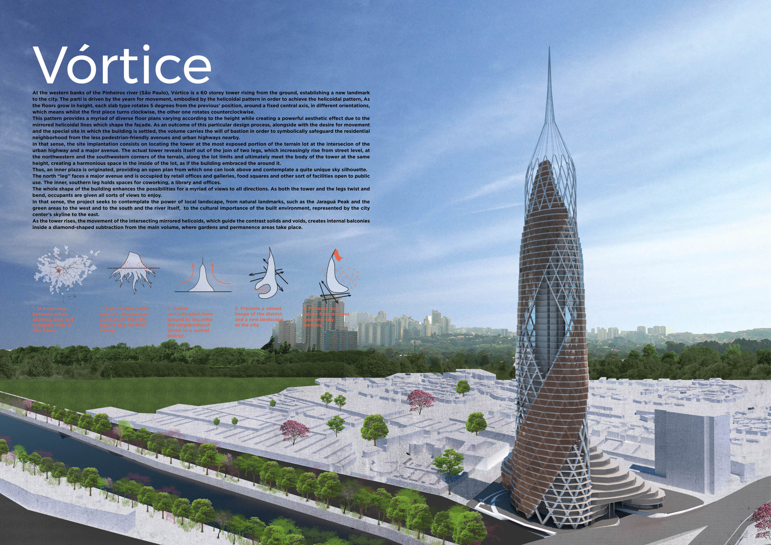Architecture project // Twisting Helicoidal Form Emphasizes Community ...
