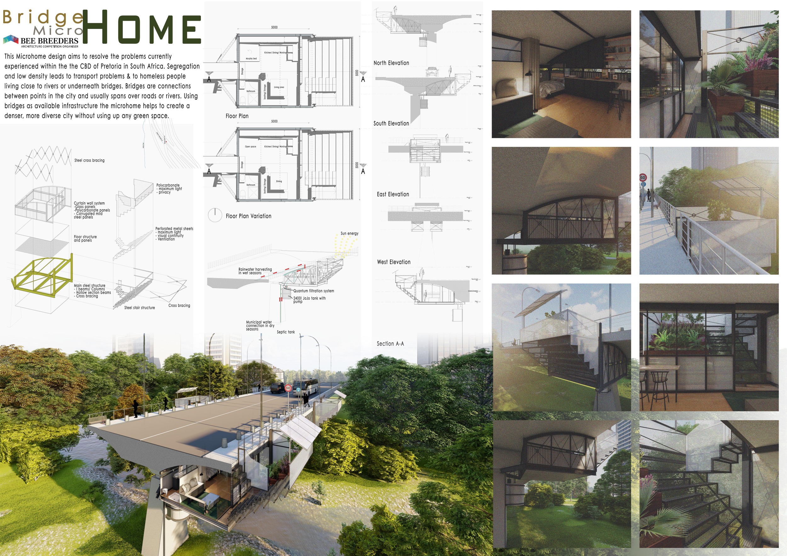 Curated visual reference: Architecture Project Bridging Urban Density With Steel And Photo Inspiration