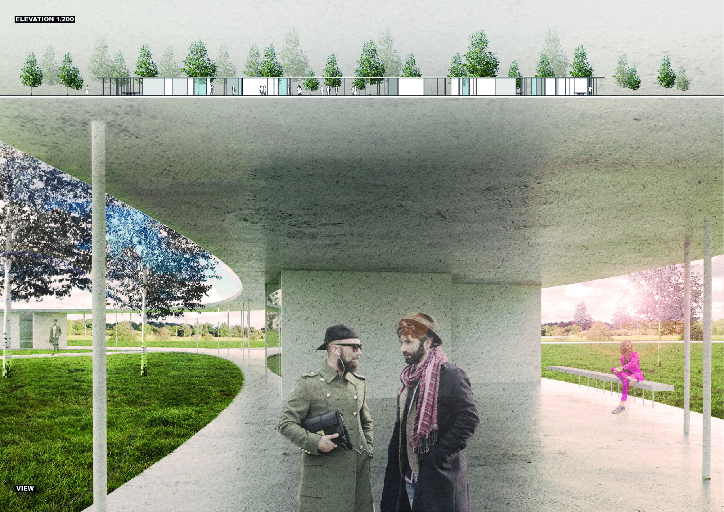 Architecture project // Private Gardens Framing Community Spaces in a ...