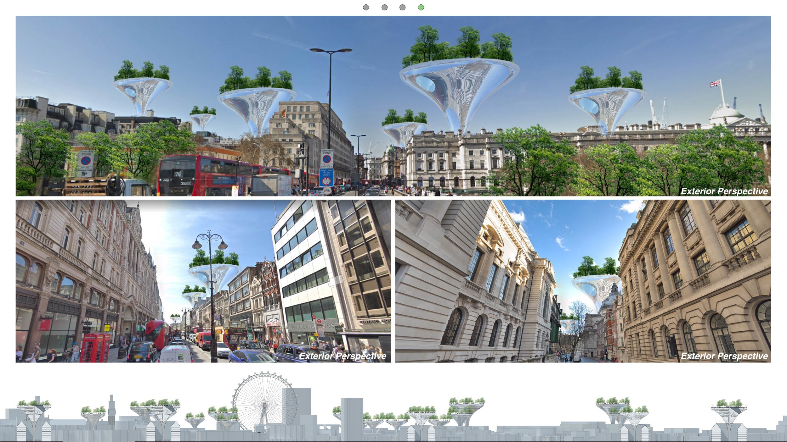 Architecture project // Reflective Surfaces and Green Spaces in Urban ...