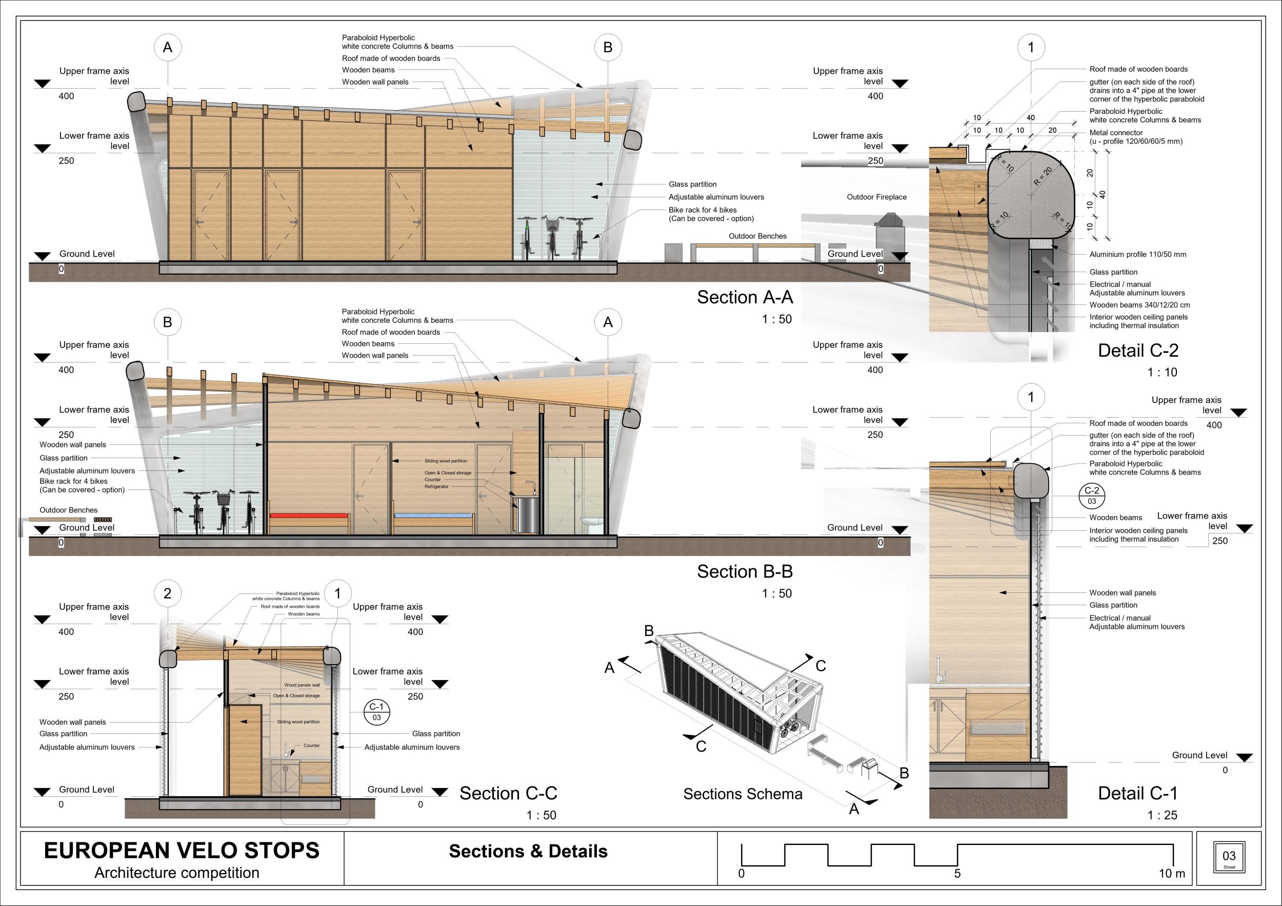 Curved Ribs Design Architecture project // Curved Ribs and Glass Façades in a Modular ...