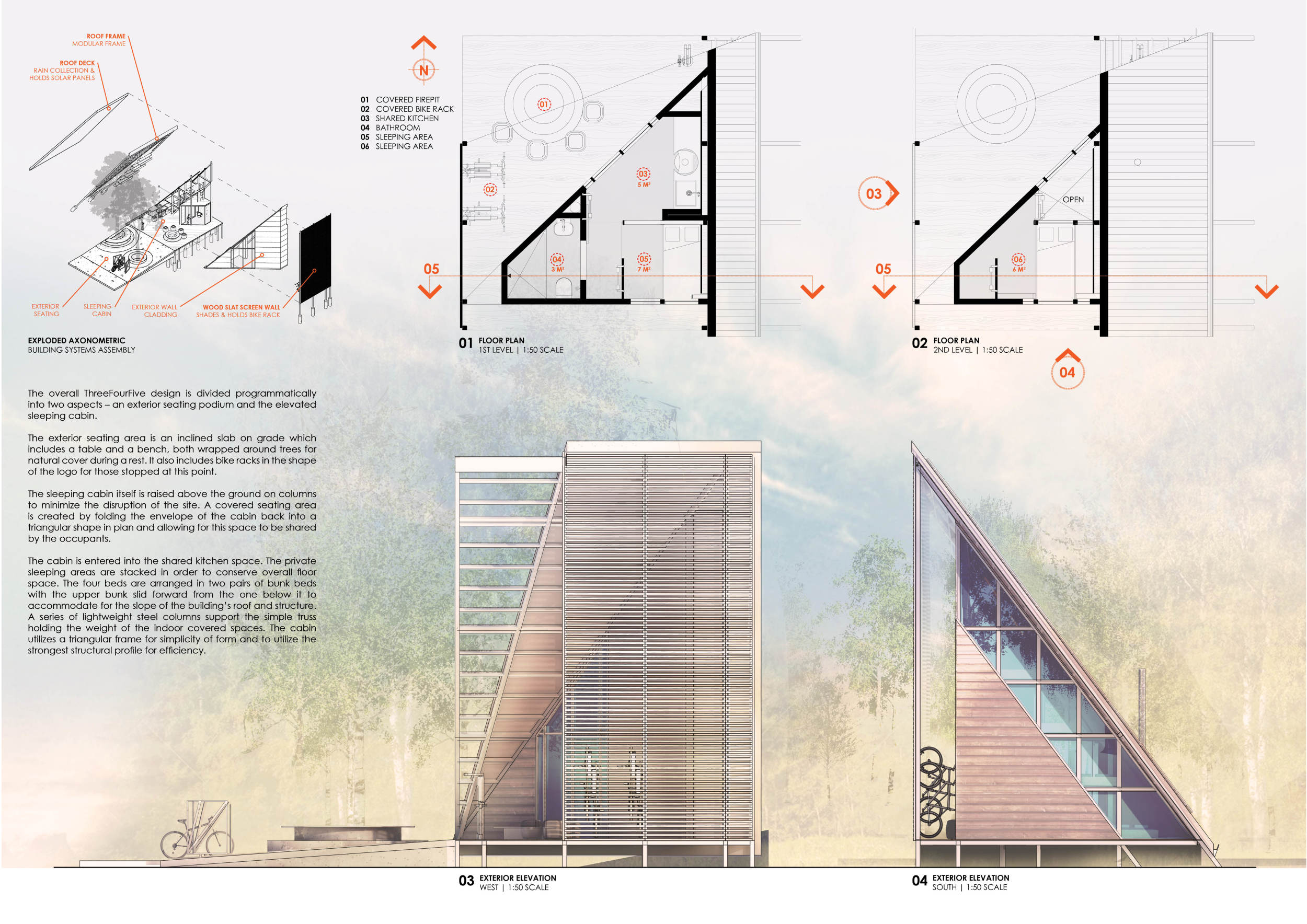 Architecture project // Elevated Structure with Cross-Laminated Timber ...
