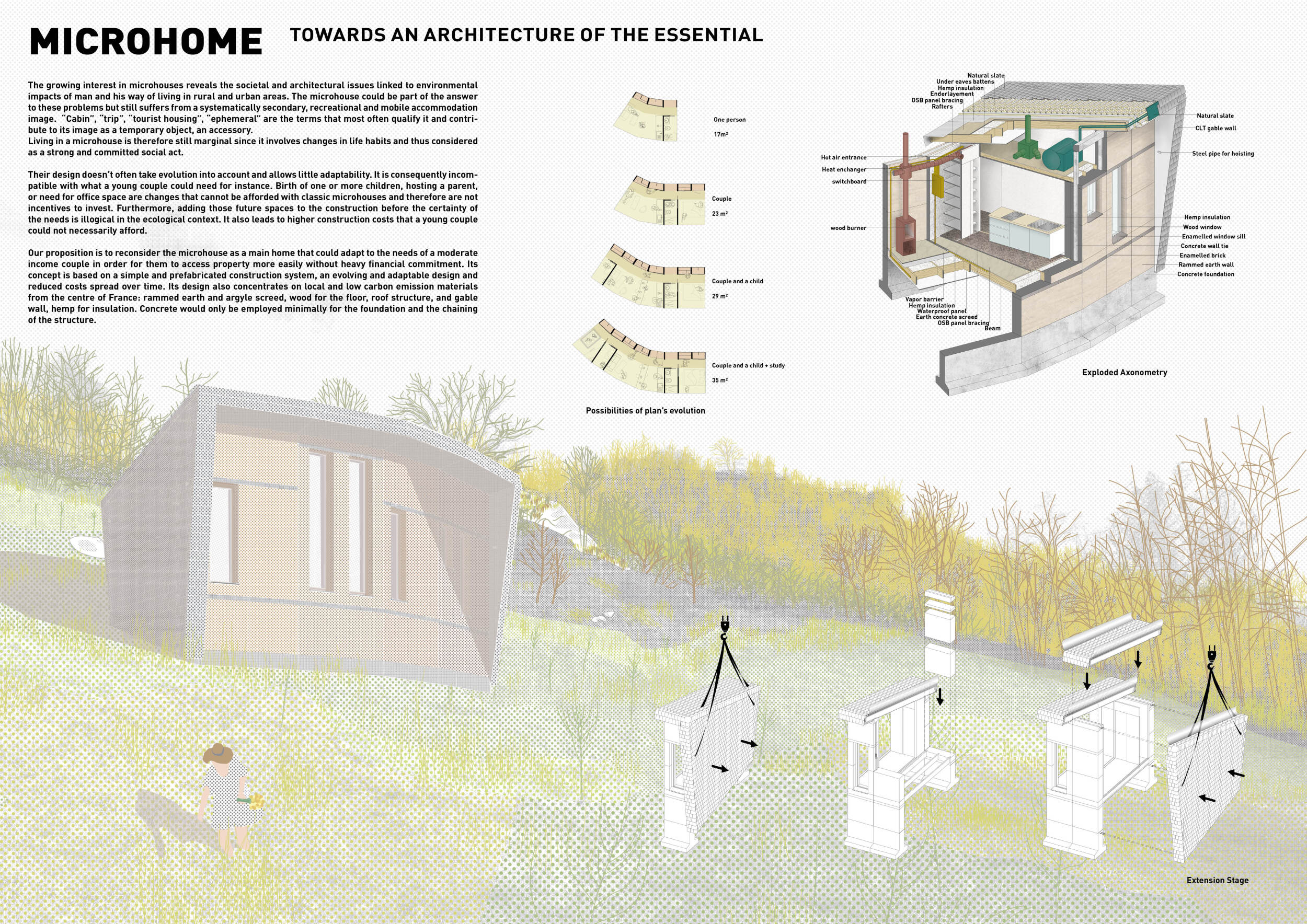 Photo inspiration: Fresh Look at Architecture Project Rammed Earth And Hemp Insulation In Adaptable