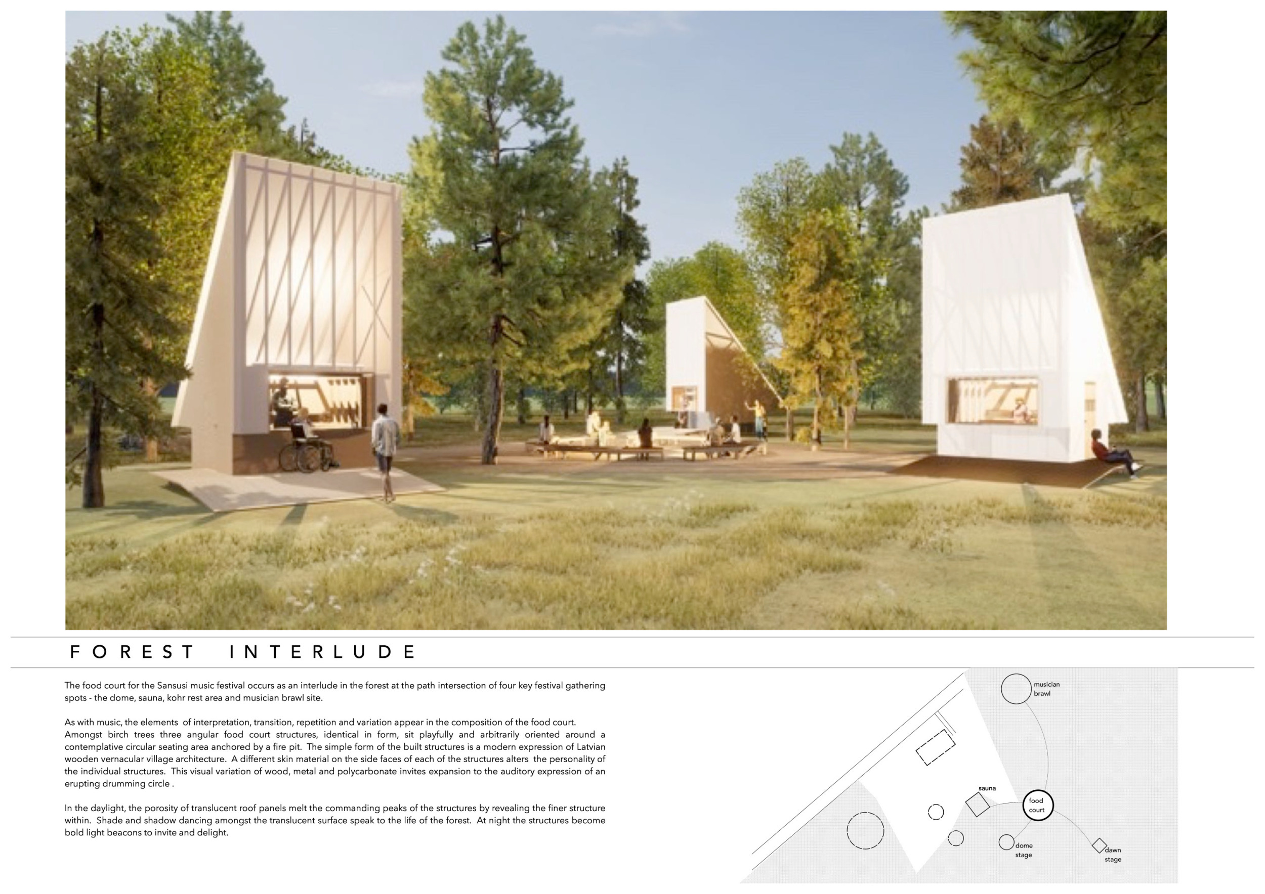 Architecture project // Translucent Structures Framing Community ...