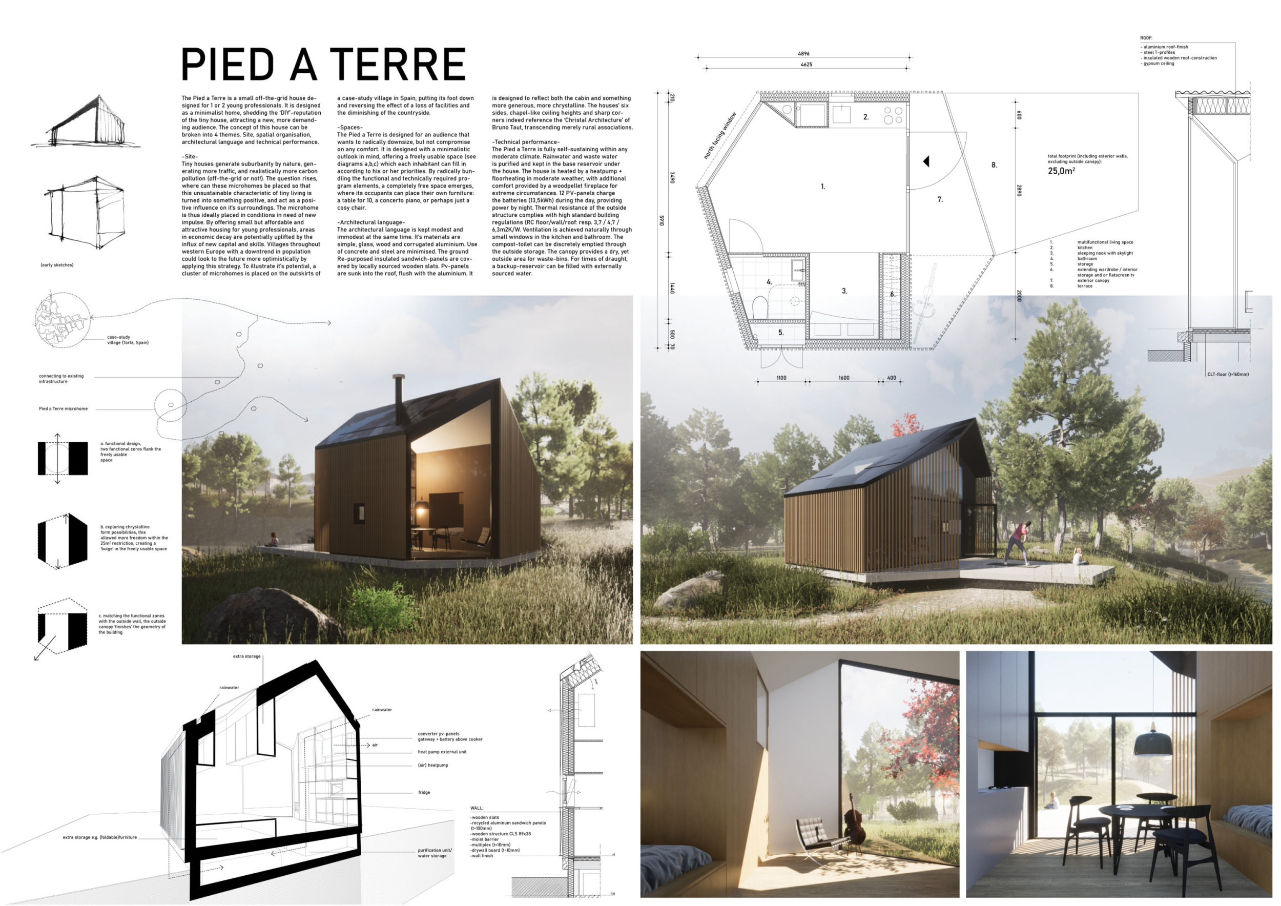 Image result for Architecture project // Repurposed Panels and Functional Cores in a ...