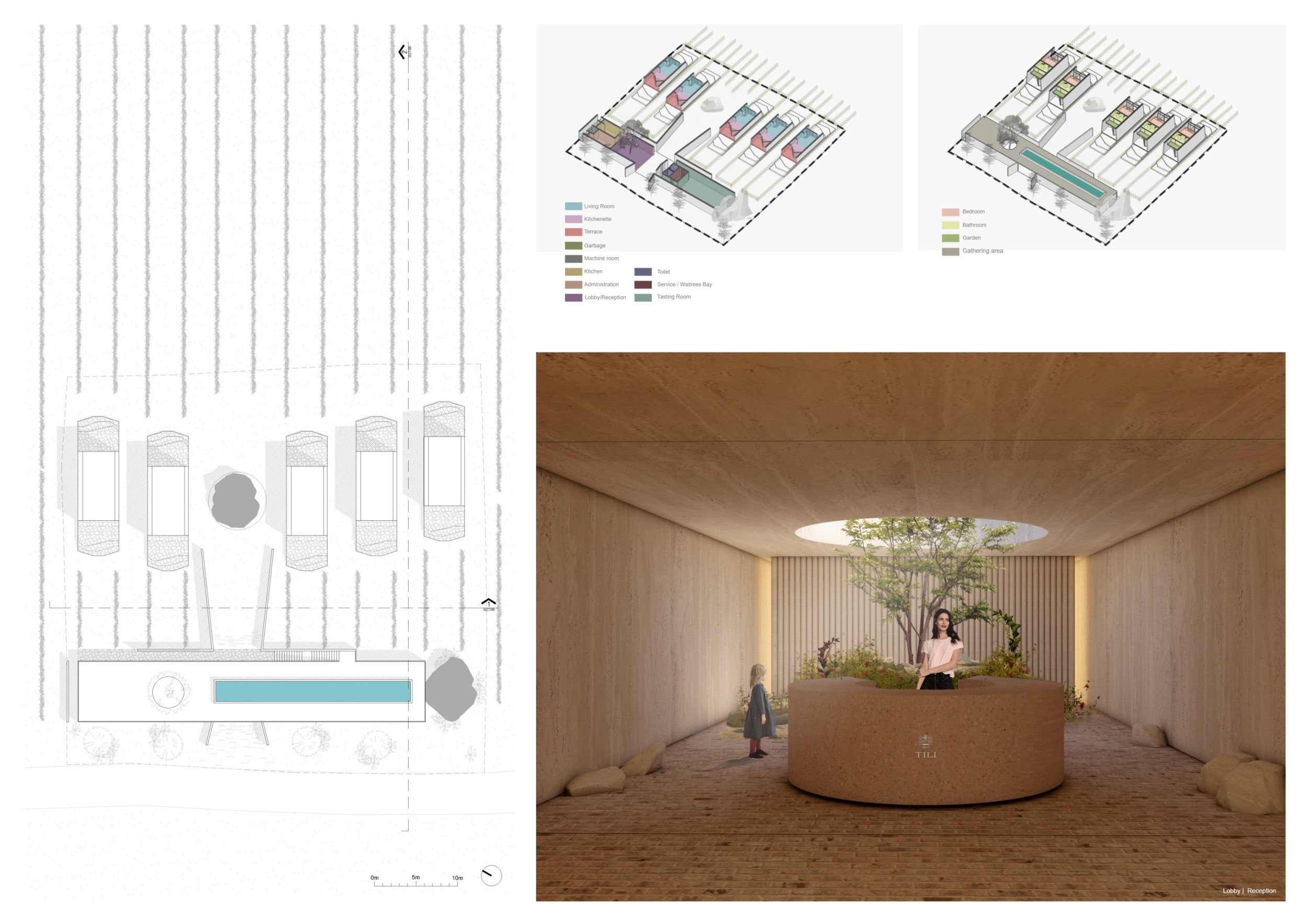 Architecture project // Concave Roofs and Stone Facades Amidst Italian ...