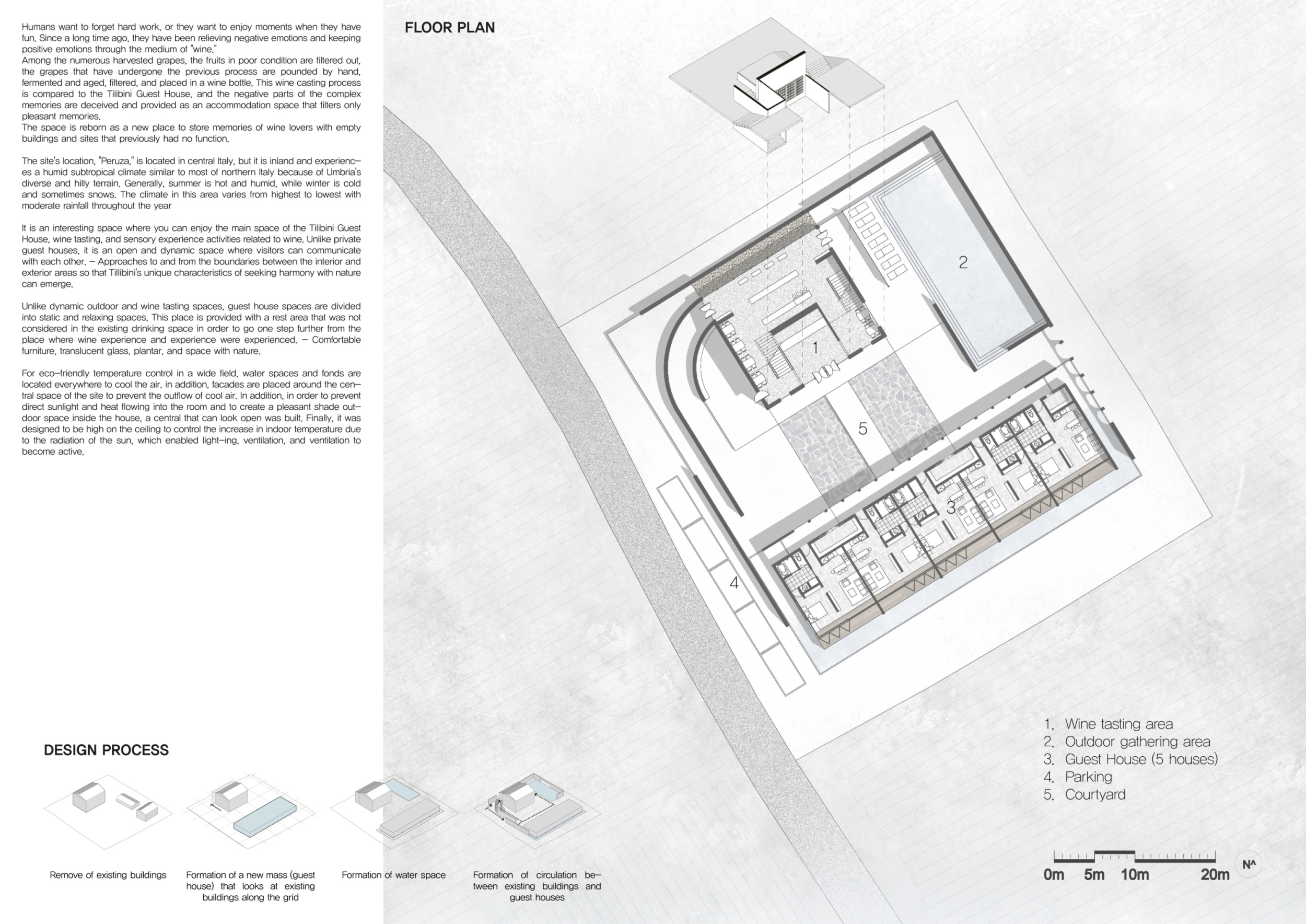 Architecture project // Water Features and Wooden Panels Crafted Within ...