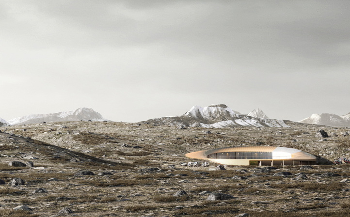 Iceland Lake Myvatn 
Community House