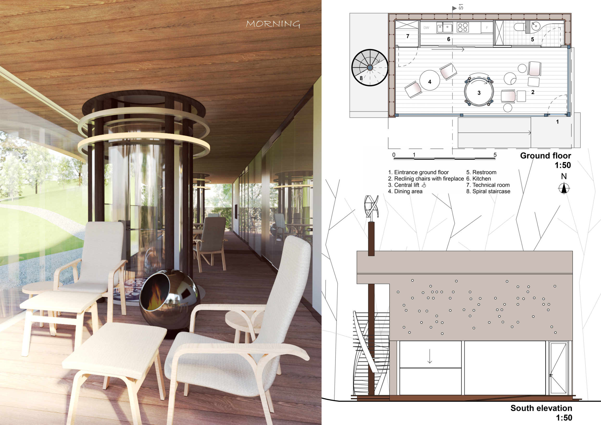 Architecture project // Reflective Surfaces and Wind Energy in a ...