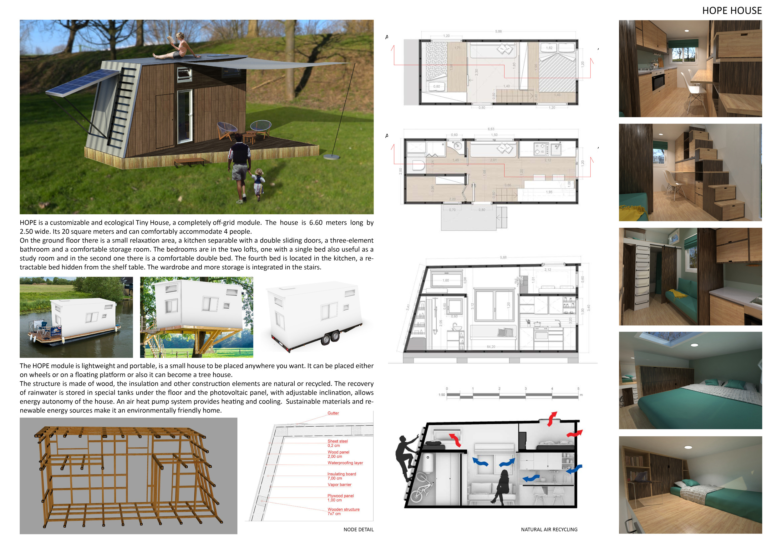 Architecture project // Retractable Living: a Compact Home with ...