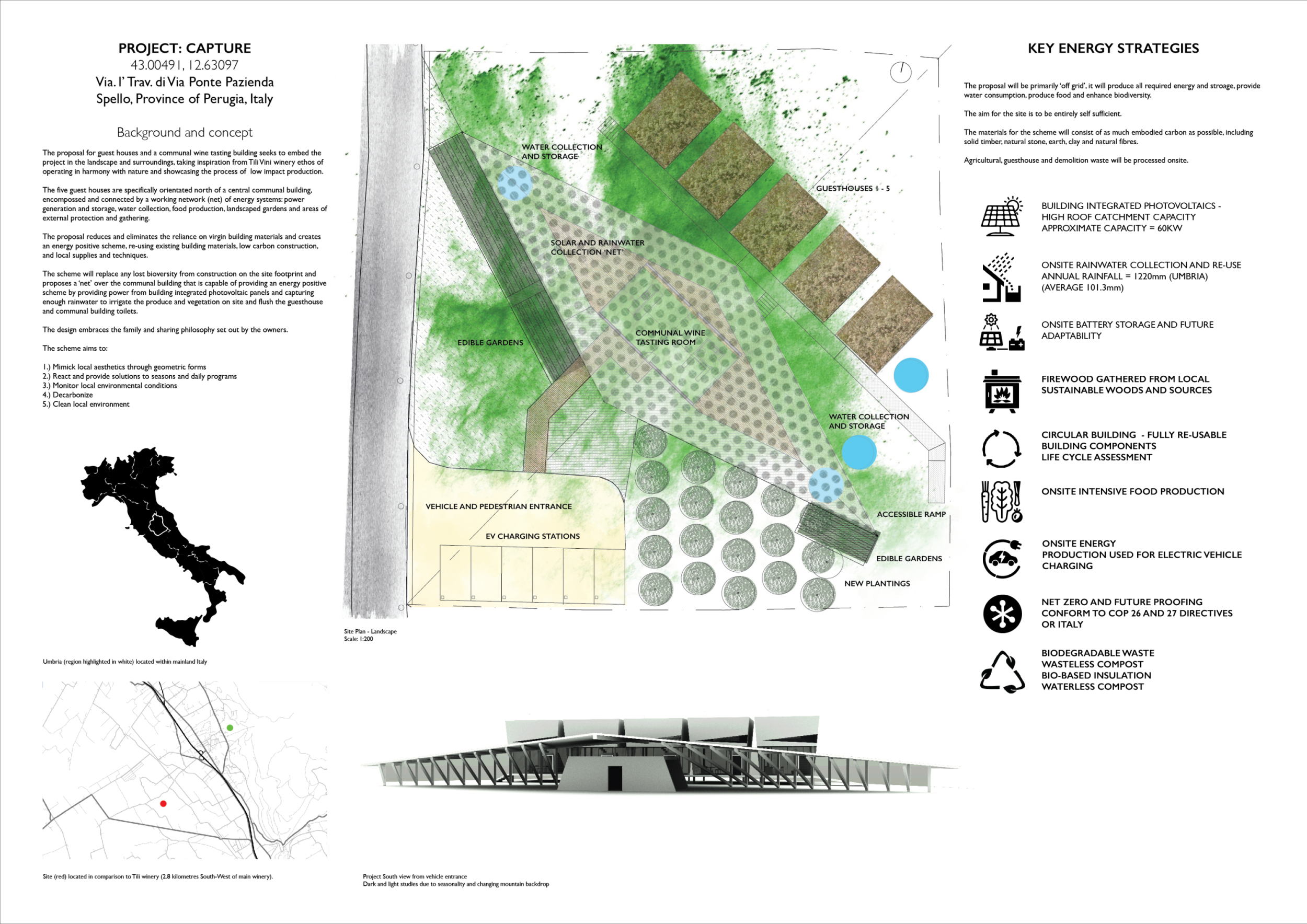 Architecture project // Biodiversity-Focused Community Space Featuring ...