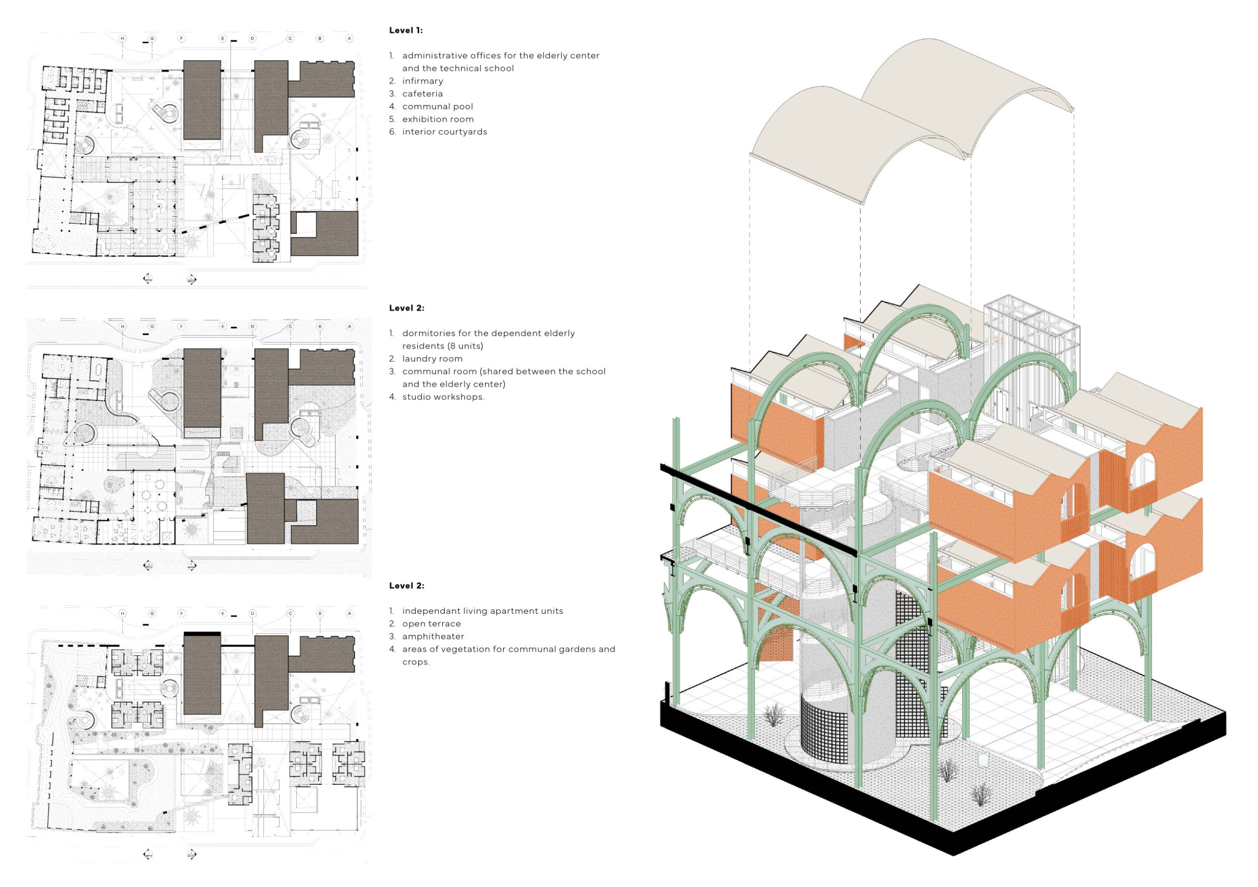 Senior Bricks Architecture project // Revitalizing Urban Fabric with Brick Masonry ...