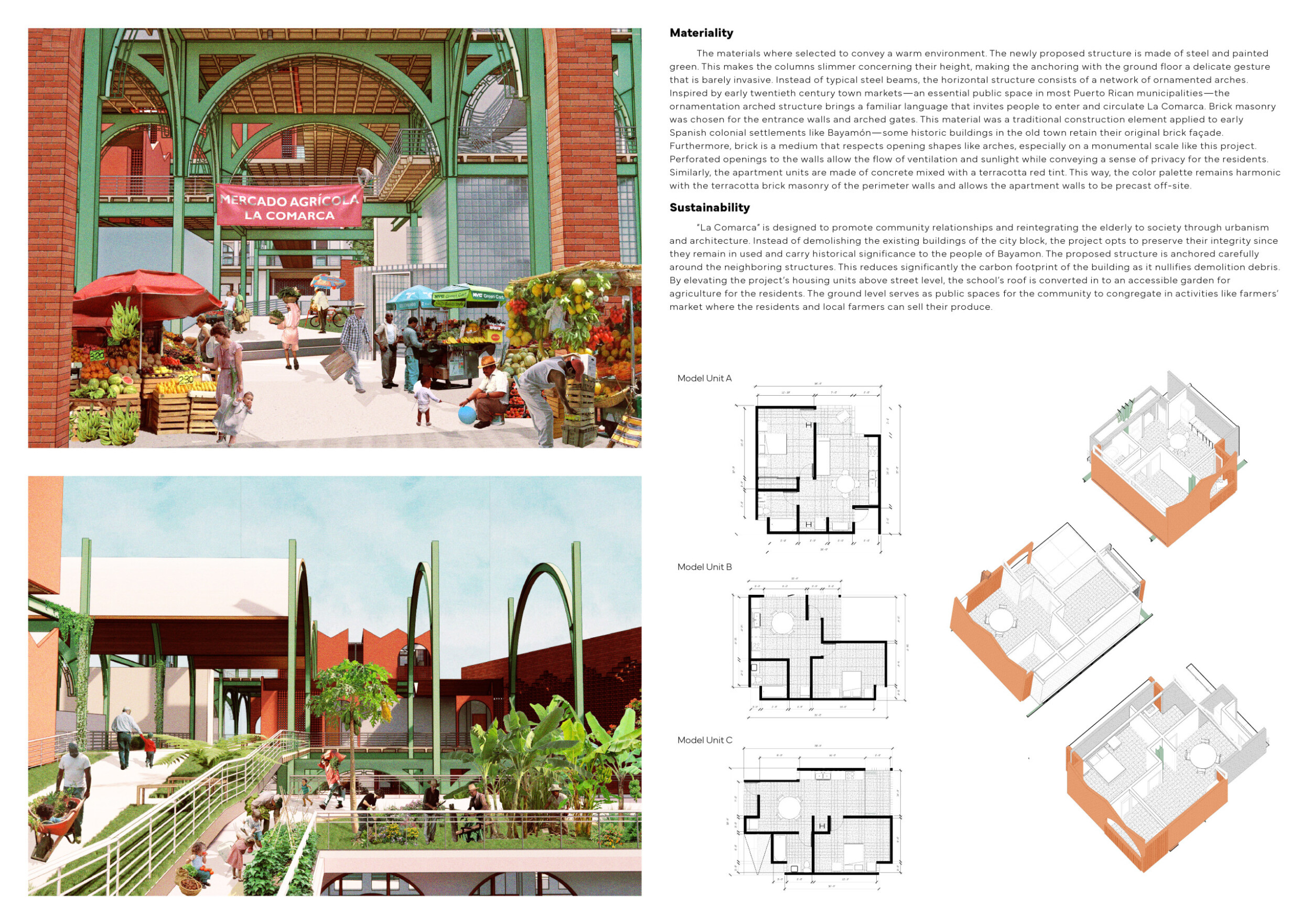 Senior Bricks Architecture project // Revitalizing Urban Fabric with Brick Masonry ...