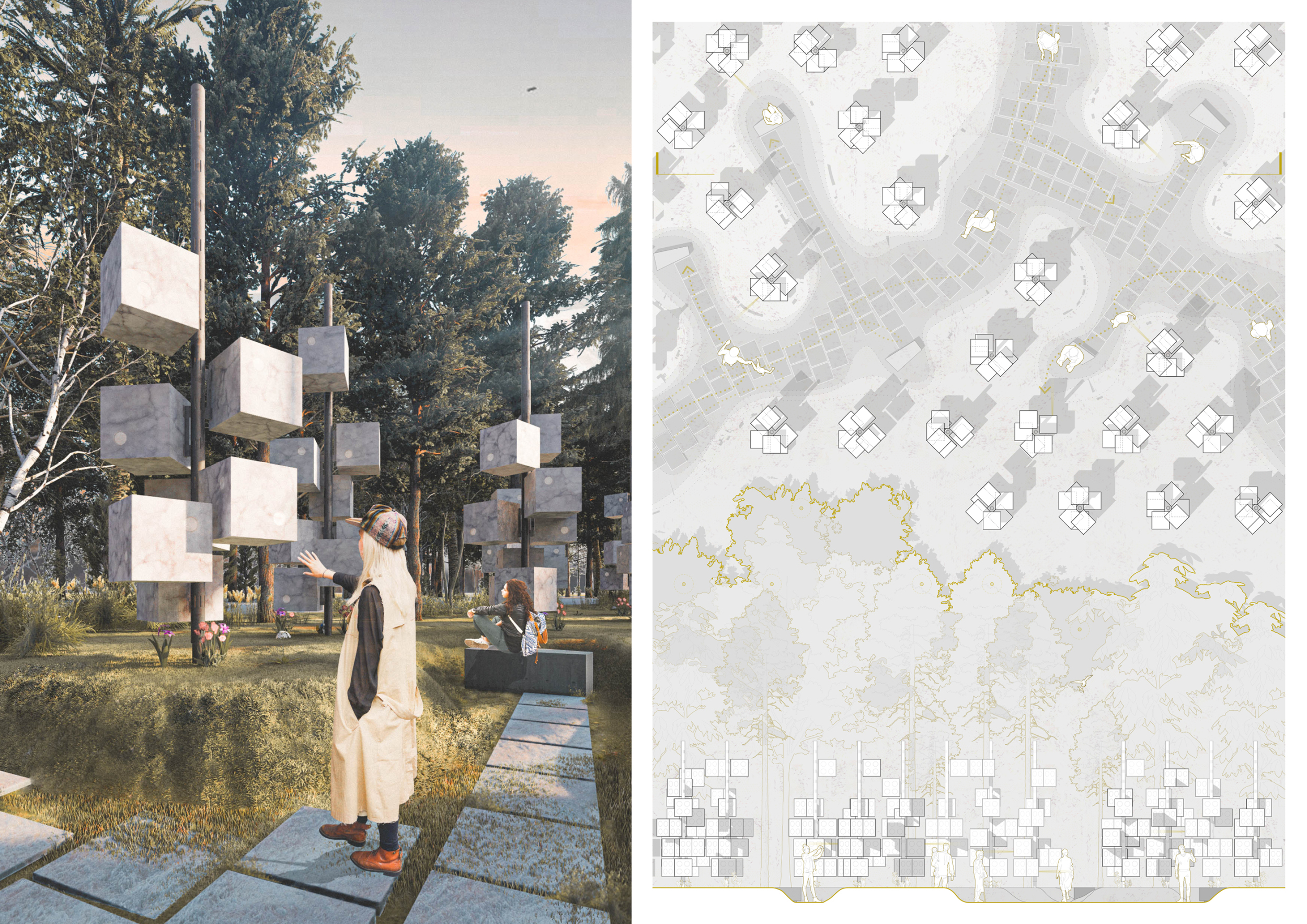 Architecture projects - reflection space // Buildner