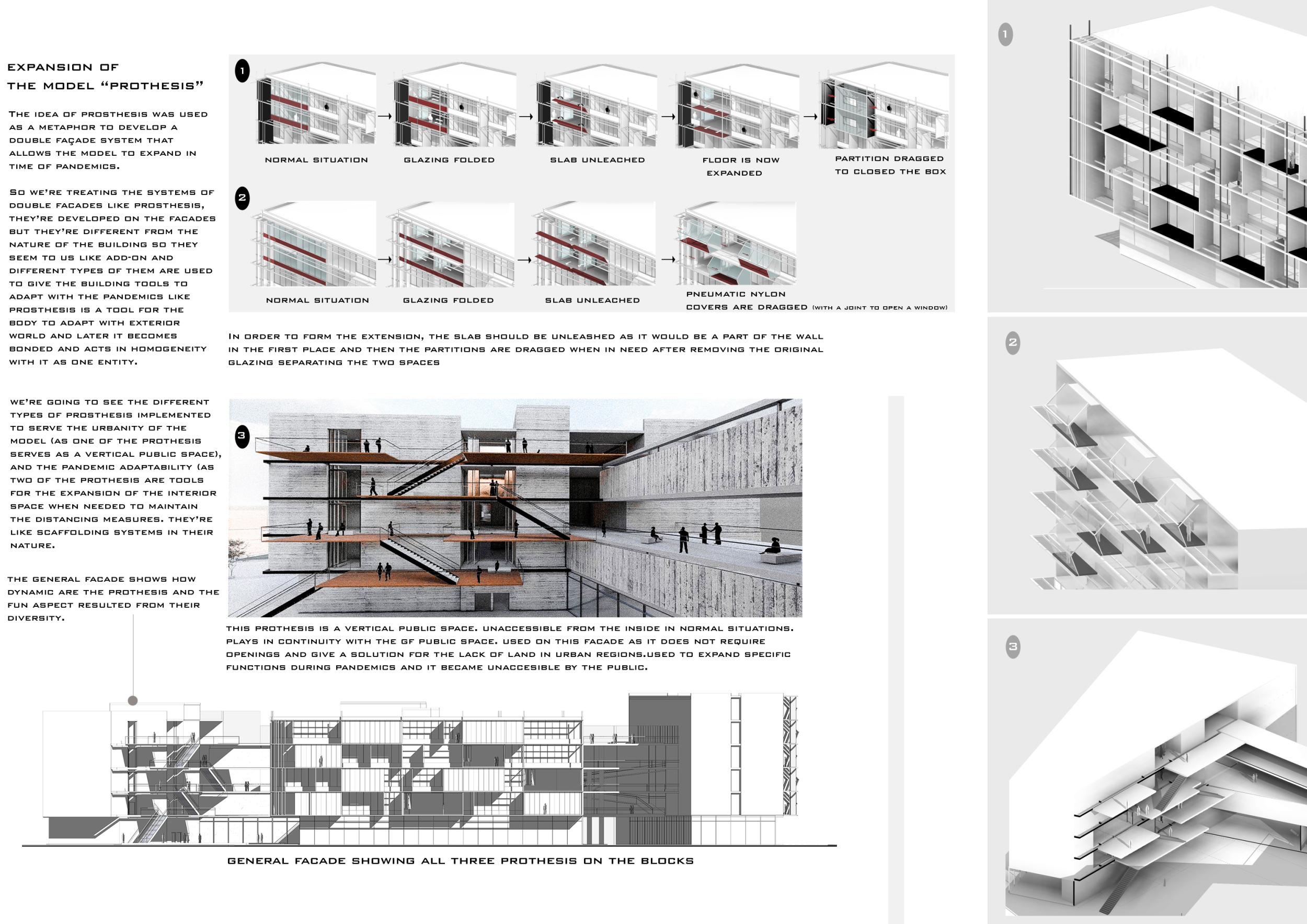 Folded Project Architecture project // Dynamic Workspace with Folded Glazing and ...